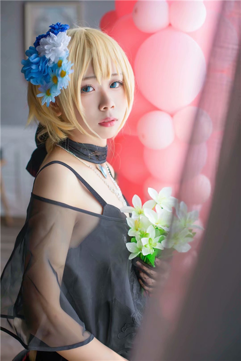 砂川千城FGO贞德两周年礼服Cosplay7