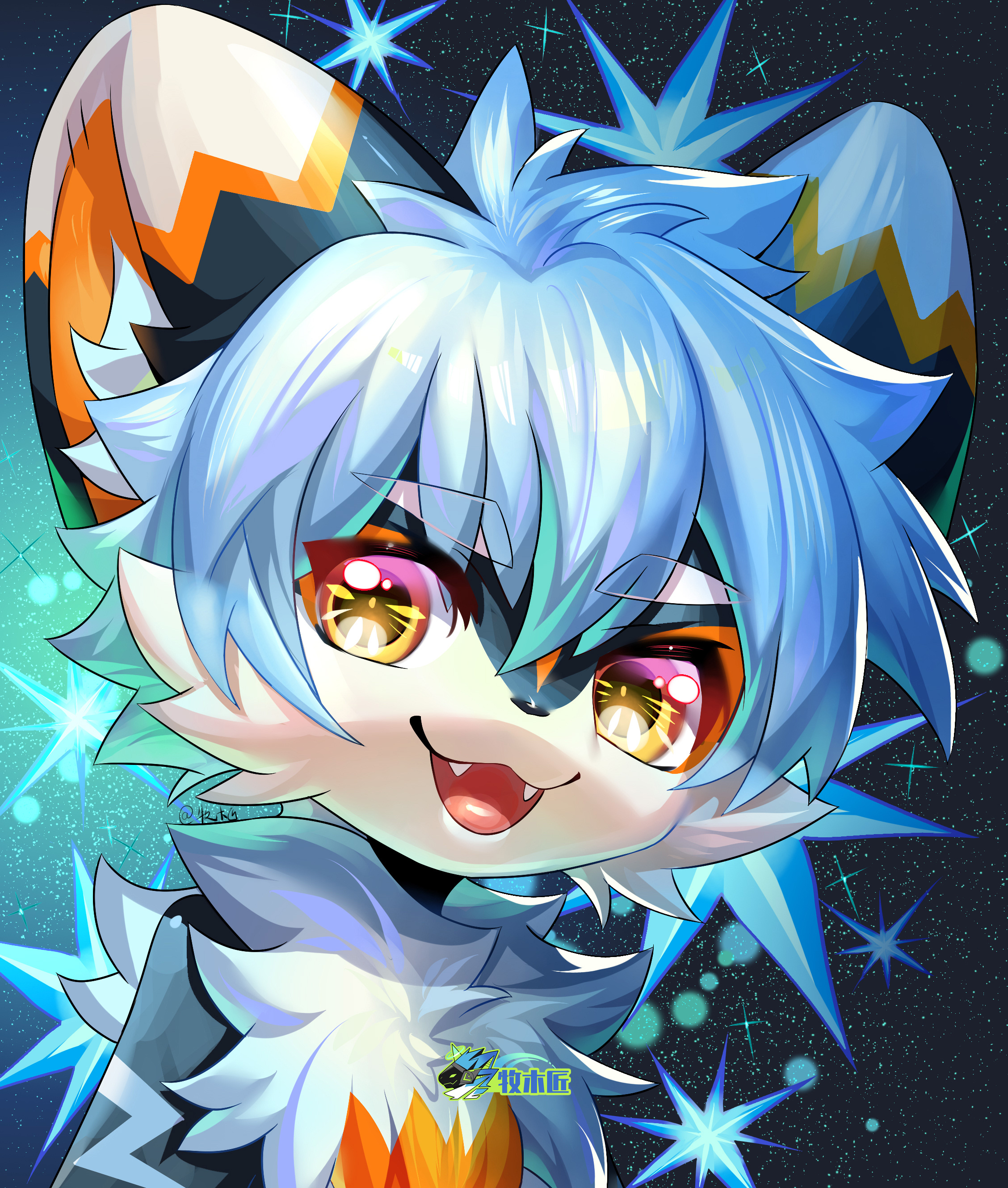 插画赏析# #兽圈# #绘画# #furry#  头像涂涂 金主@钱为何物