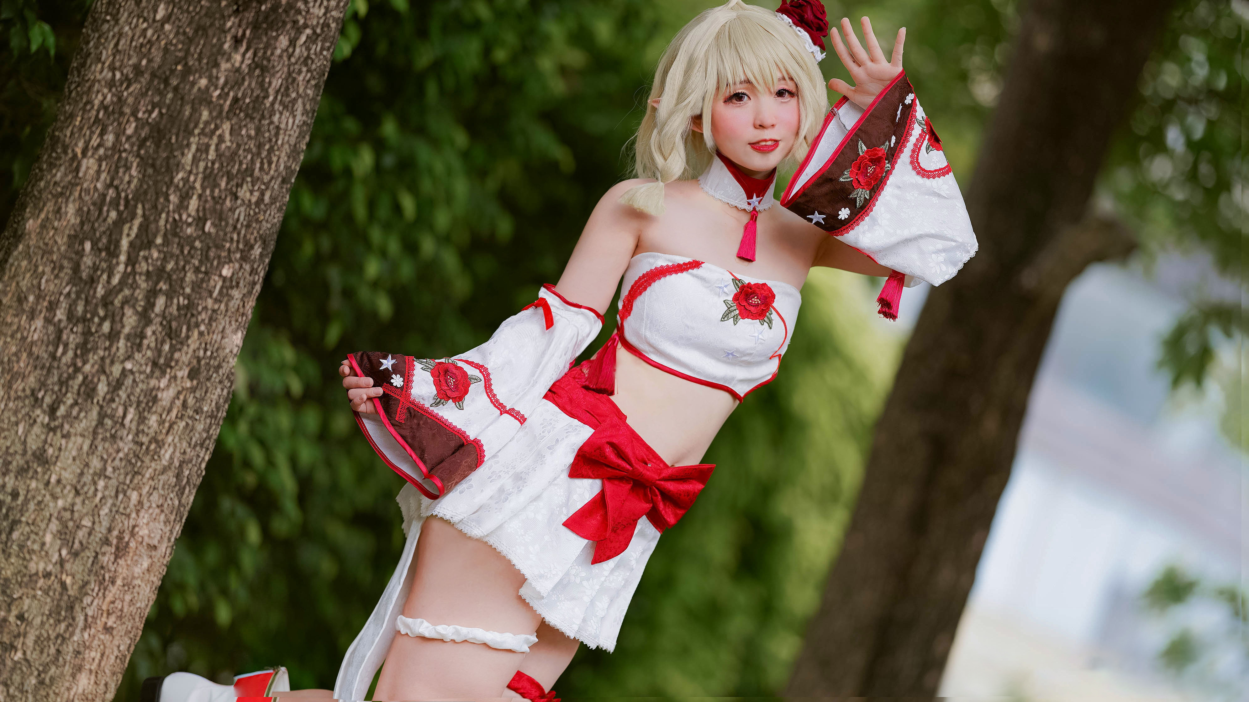 无风霖鹿最终幻想14肥肥cosplay5