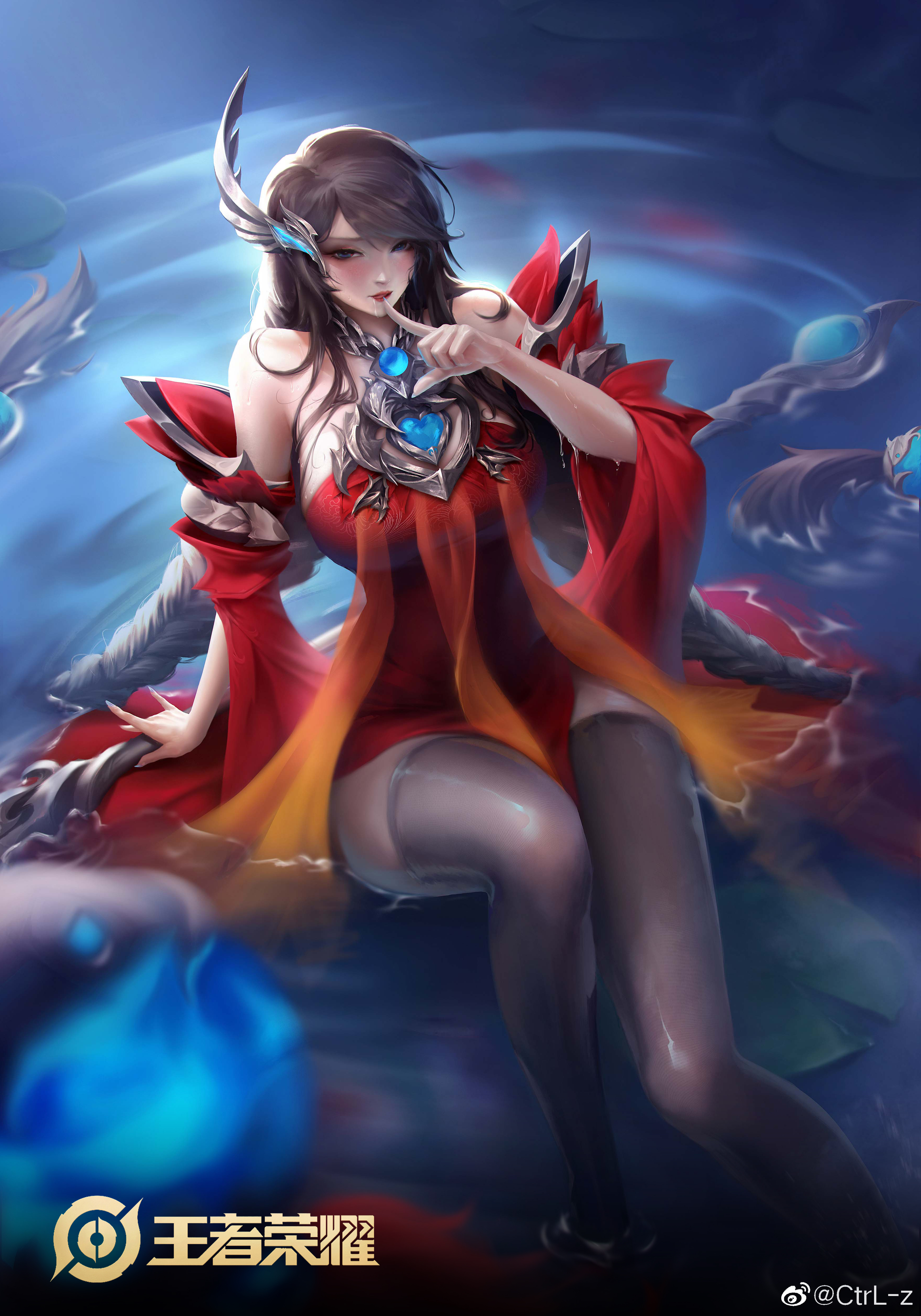 大乔同人#王者荣耀##王者荣耀同人##大乔##绘画##插画