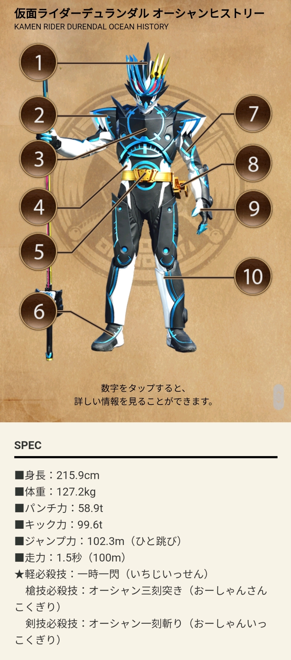 【官网数据】假面骑士durendal