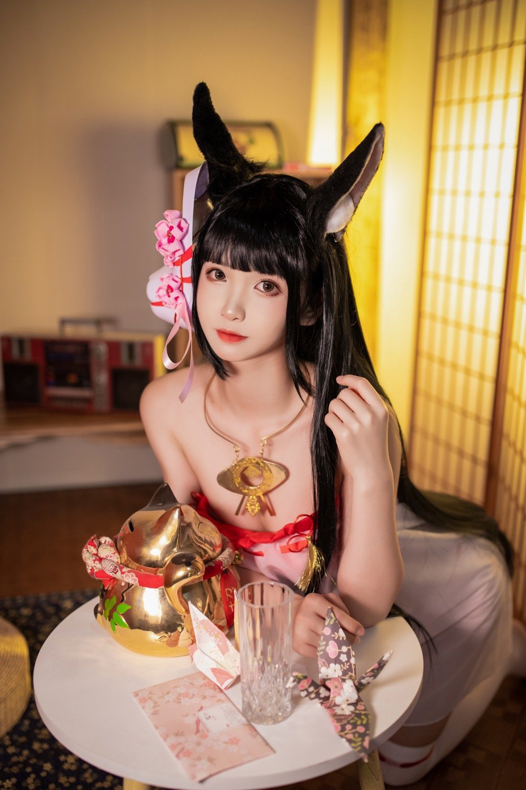 Li画晴碧蓝航线长门CosPlay9