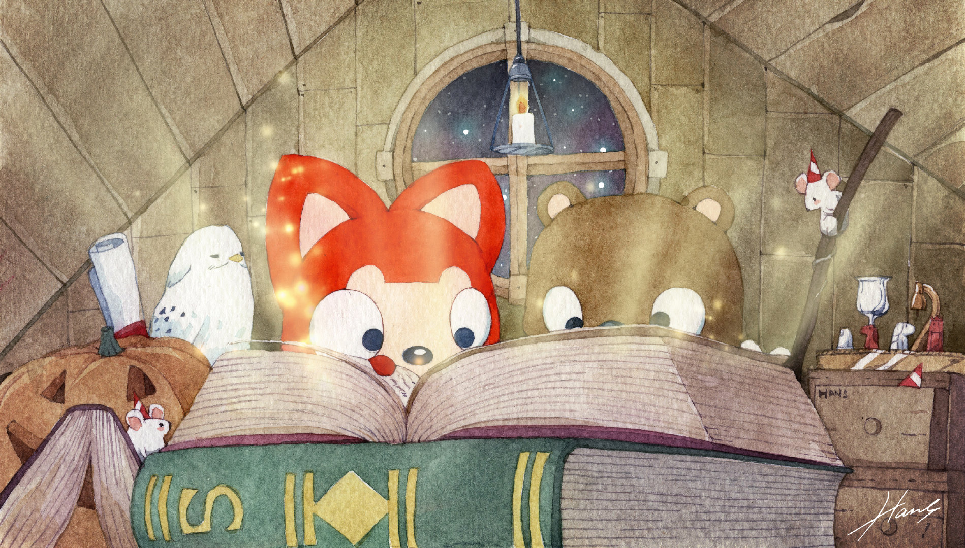 与之和解,并和一切美好做朋友～晚安[月亮] #阿狸# #晚安# #阿狸壁纸