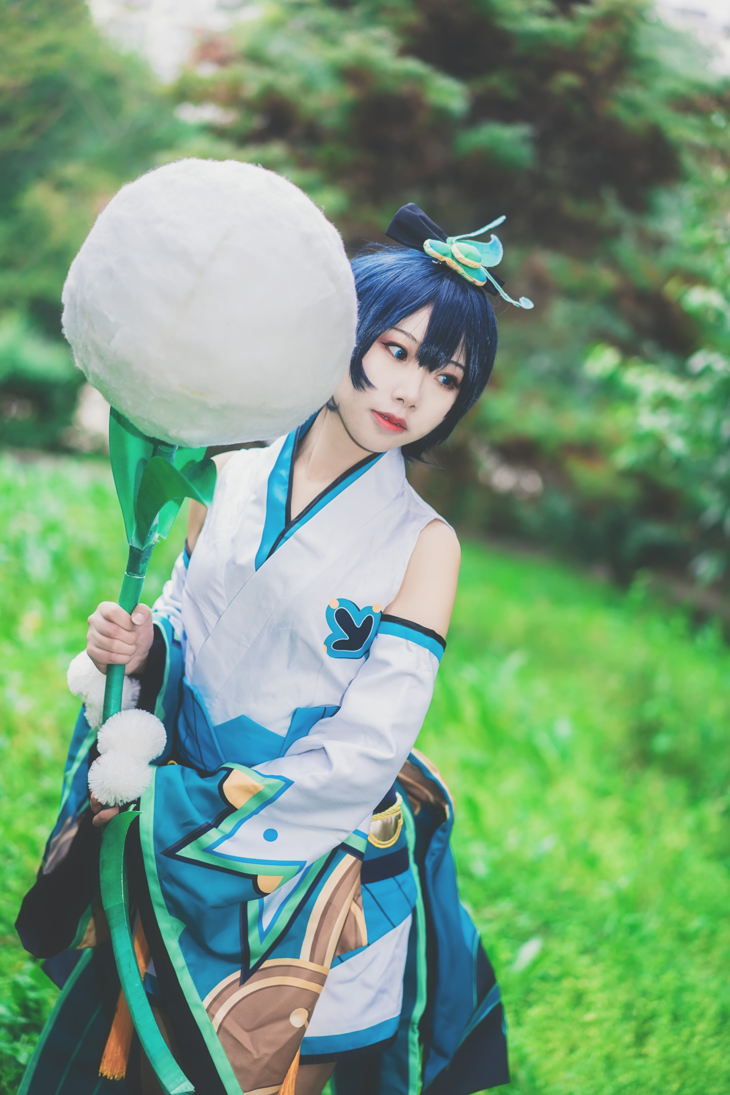 嘉霁阴阳师萤草cosplay6