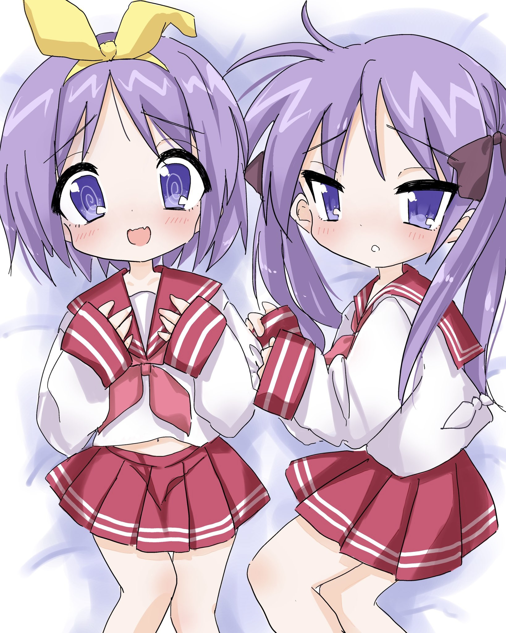 柊镜姐妹 作者:pixiv:navi#幸运☆星##柊镜##柊司#浏览:198收藏:0支持