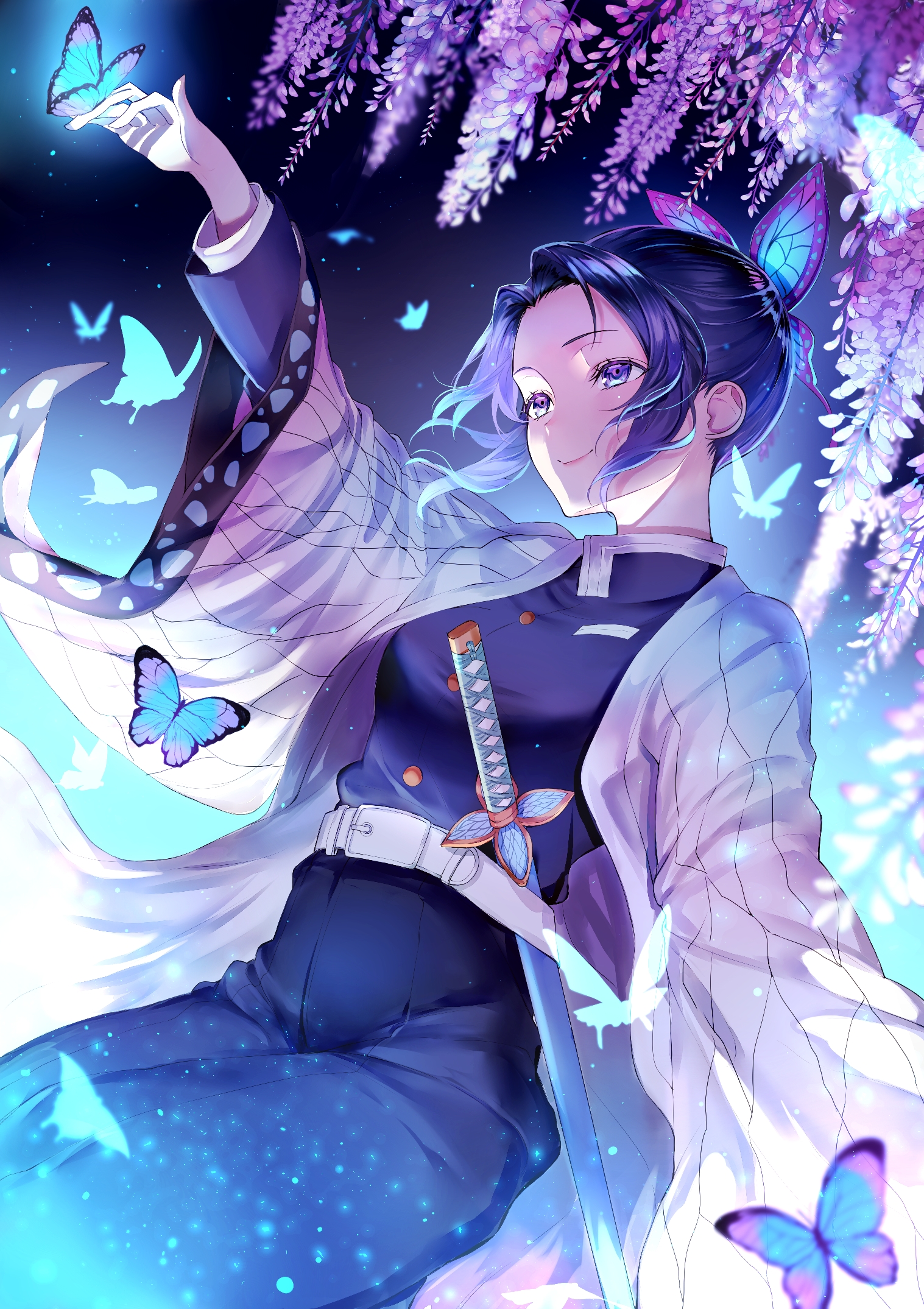 蝴蝶忍太有魅力了,qq空间收集.忍不住想要分享一下.