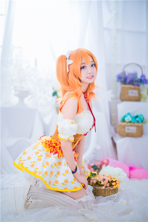 蓝裳LoveLive穗乃果Cosplay6