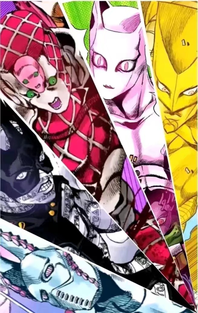 请没看过jojo的朋友找出哪个是百岁老人的替身,哪个是凶狠杀人犯的