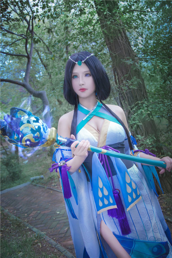 虚空_澪绫阴阳师手游八百比丘尼coSPlay5