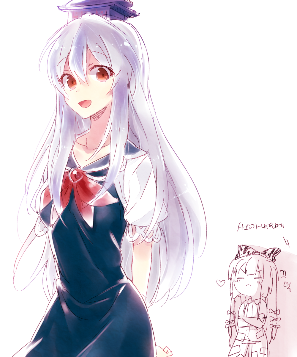 6 #东方project##东方趣图##东方美图##绘画##藤原妹红##上白泽慧音