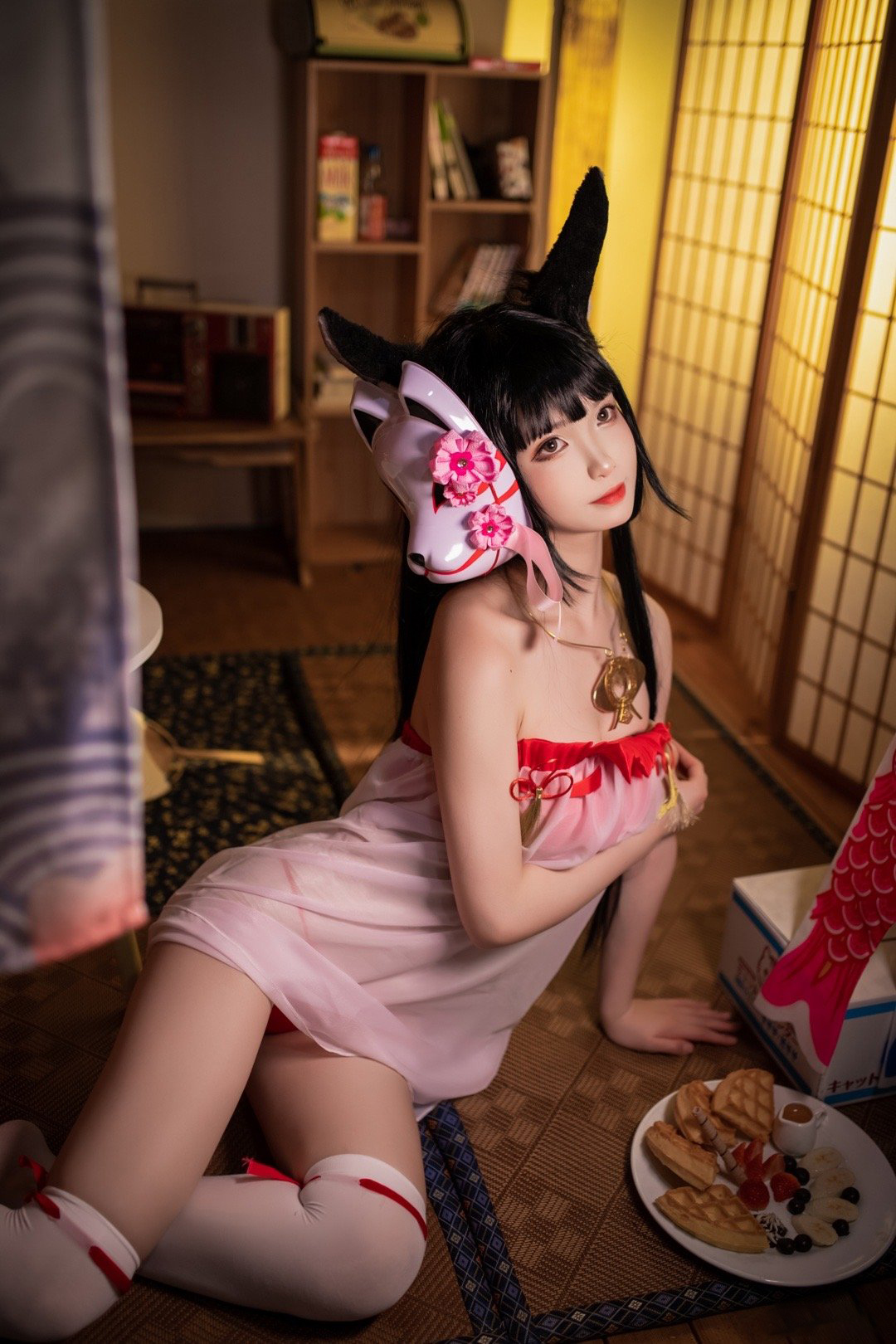 Li画晴碧蓝航线长门cosplay5