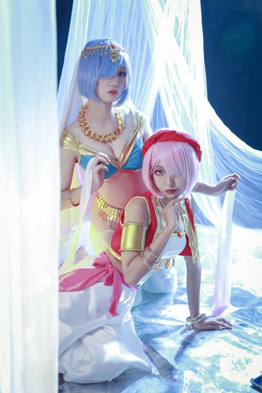 叶唯唯星辰拉姆蕾姆阿拉伯之夜Cosplay3