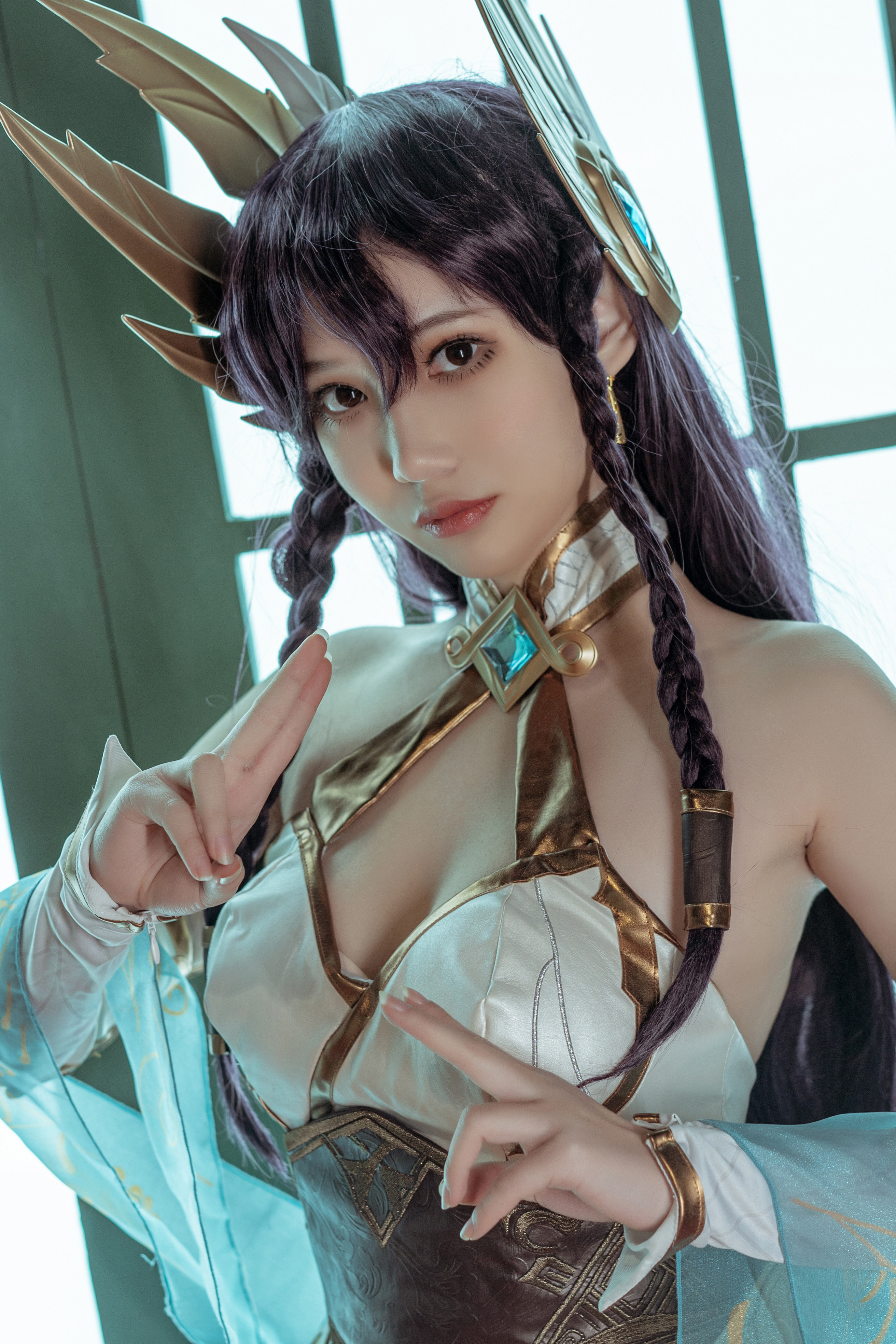 凌凌子英雄联盟玉剑传说艾瑞莉娅CosPlay6