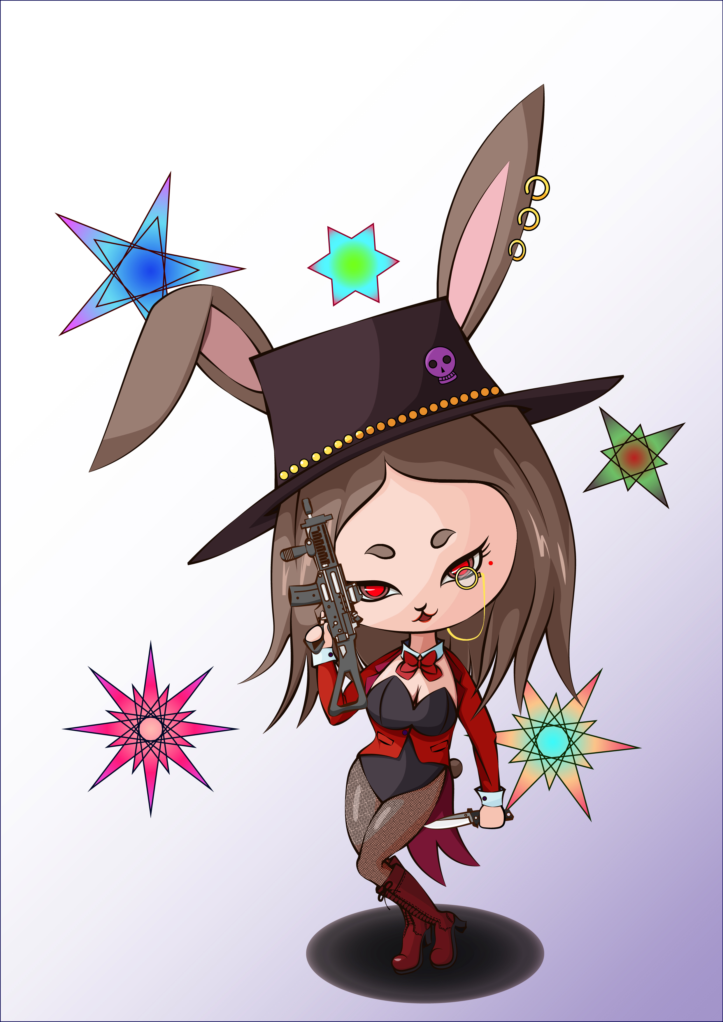 举报 q版兔子 q版 兔女郎 兔子 原创  |  画友  · 插画 上传时间