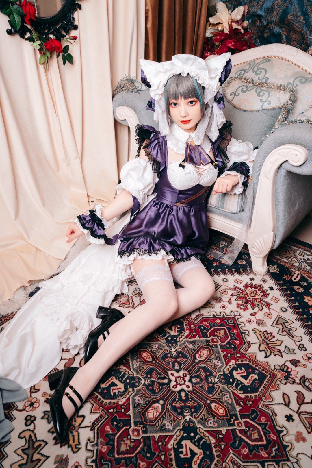 桃墨碧蓝航线柴郡猫cosplay7