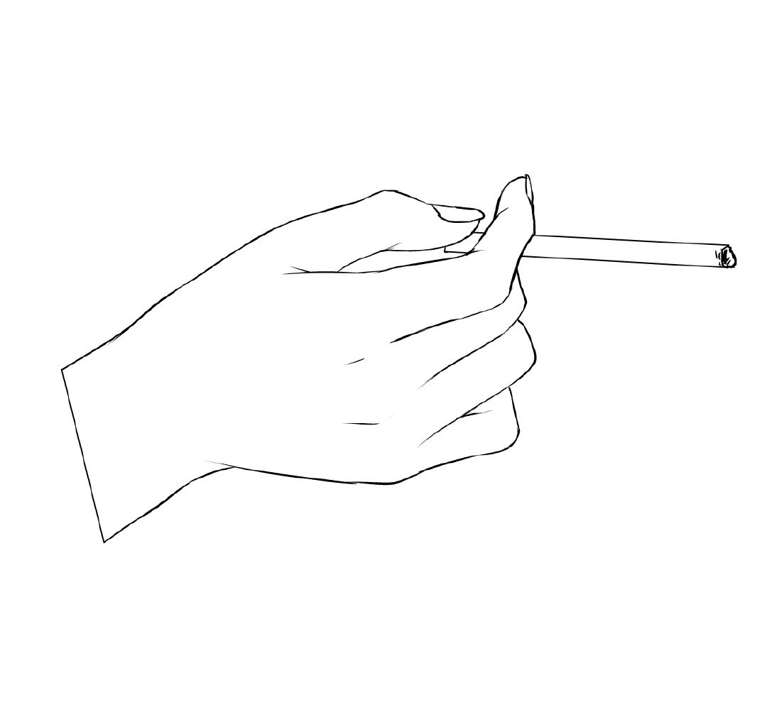 动态丰富的手部细节线稿,学画画转需~线稿废物?上色渣渣?