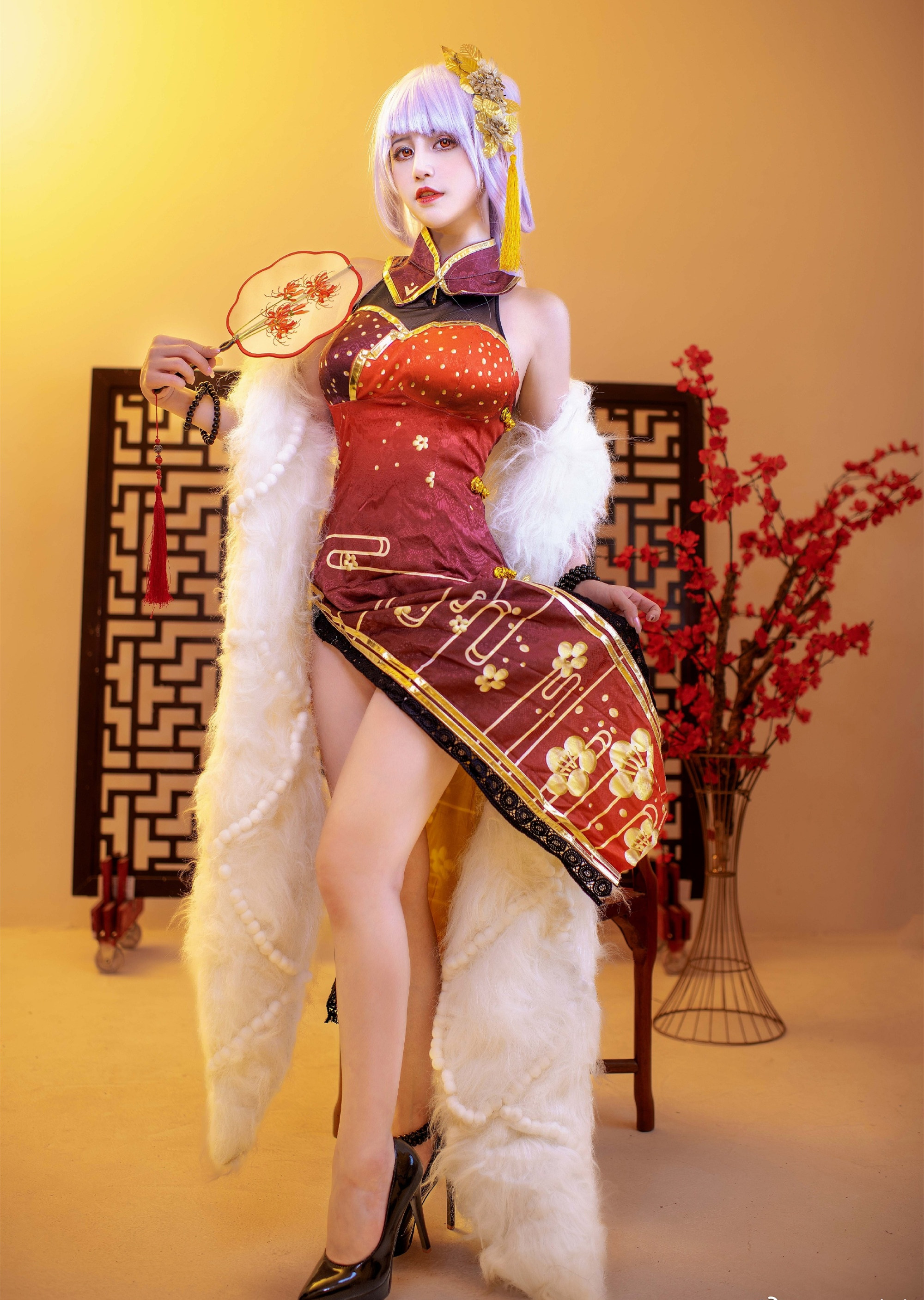 Coser止水决战平安京青行灯子夜华灯cosplay2