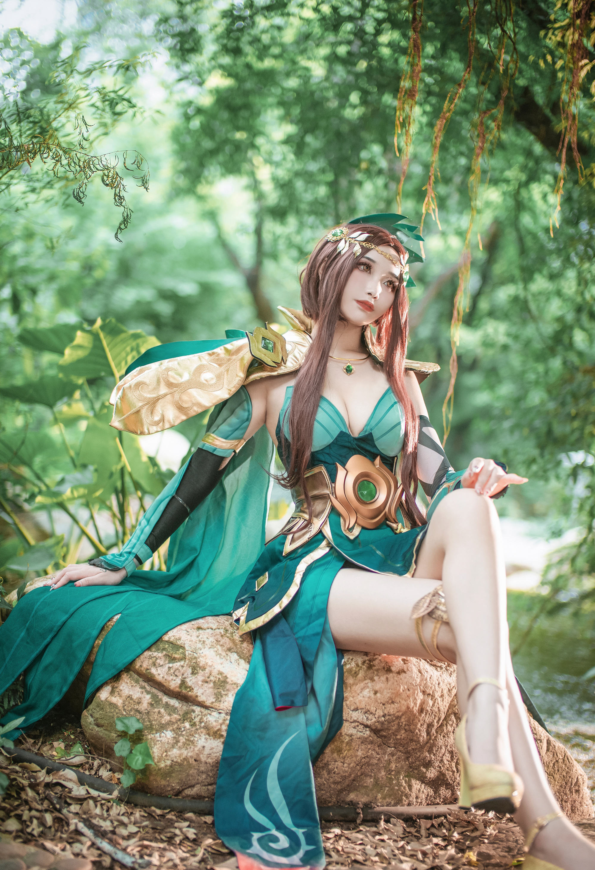 玥颜queen王者荣耀虞姬原皮CosPlay7