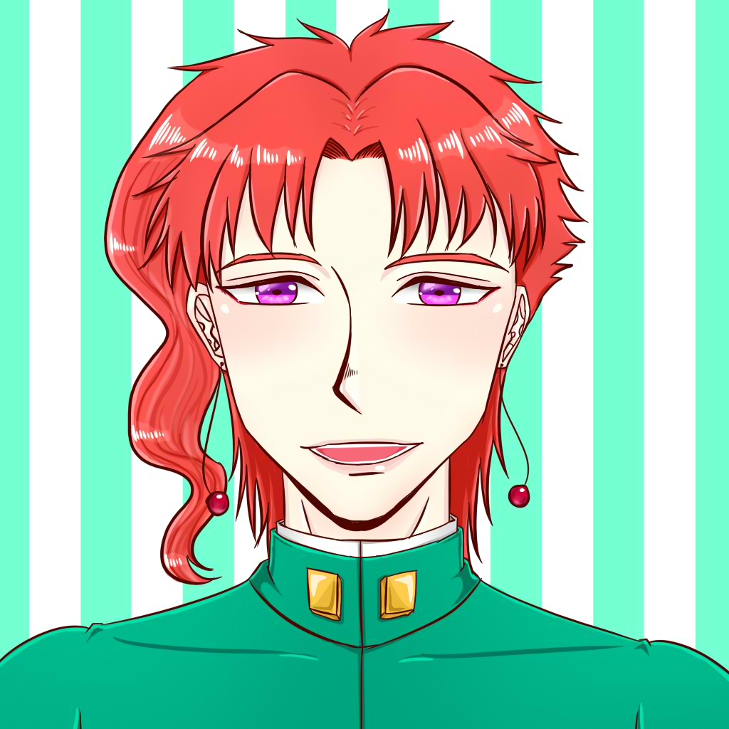 花京院典明#   画个头像 ,是可爱花花