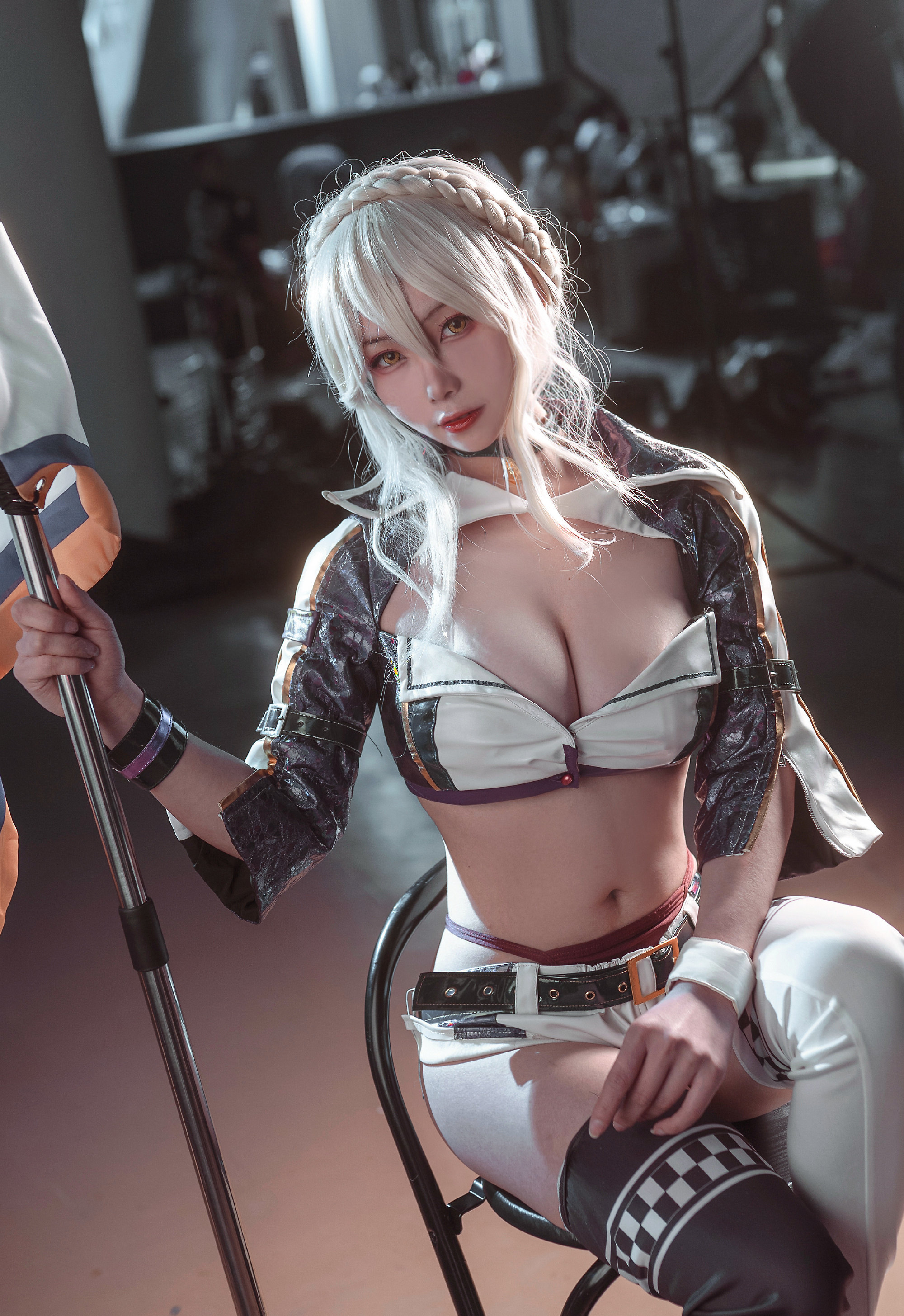 末夜787黑枪呆赛车服cosplay1