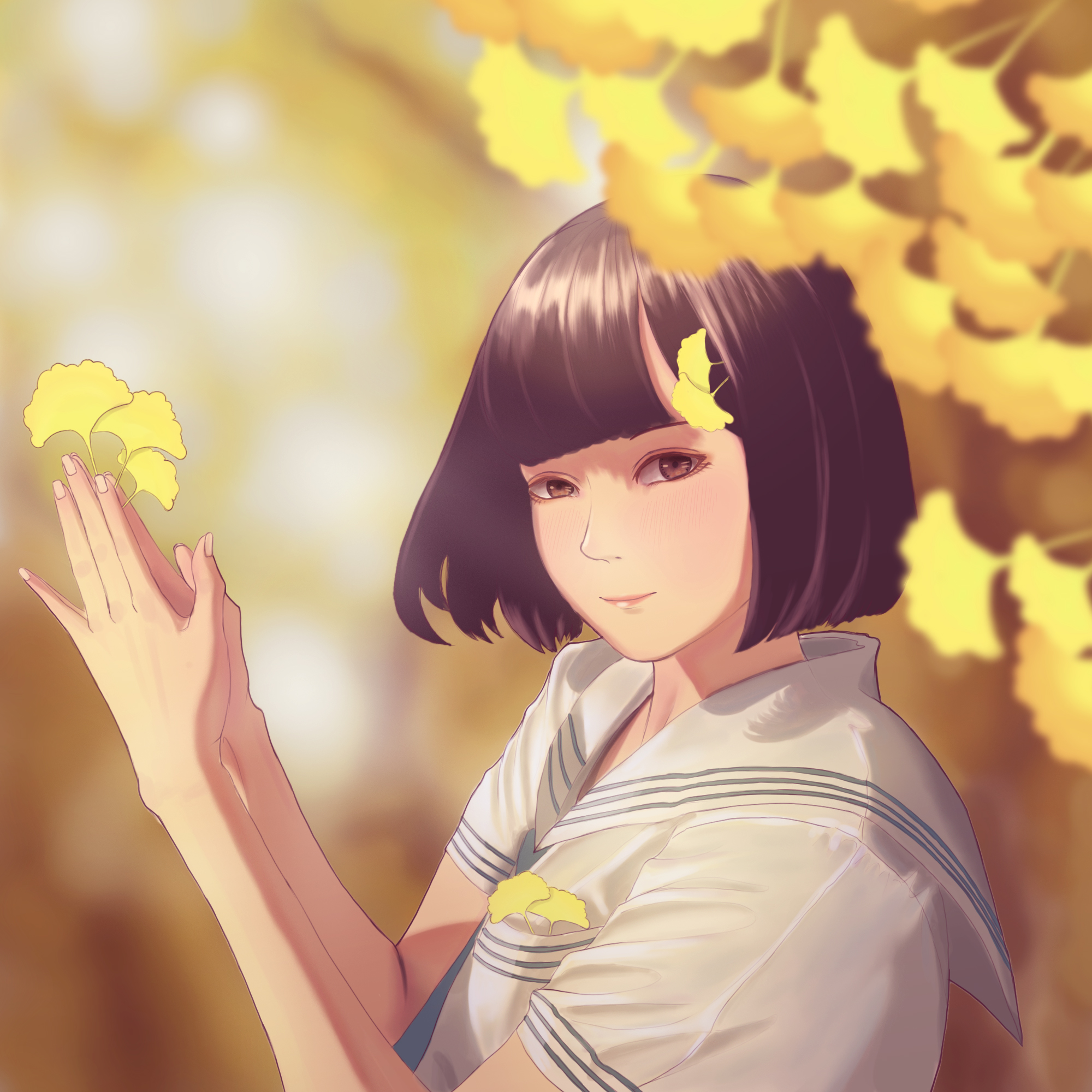 中秋节画点金灿灿的东西