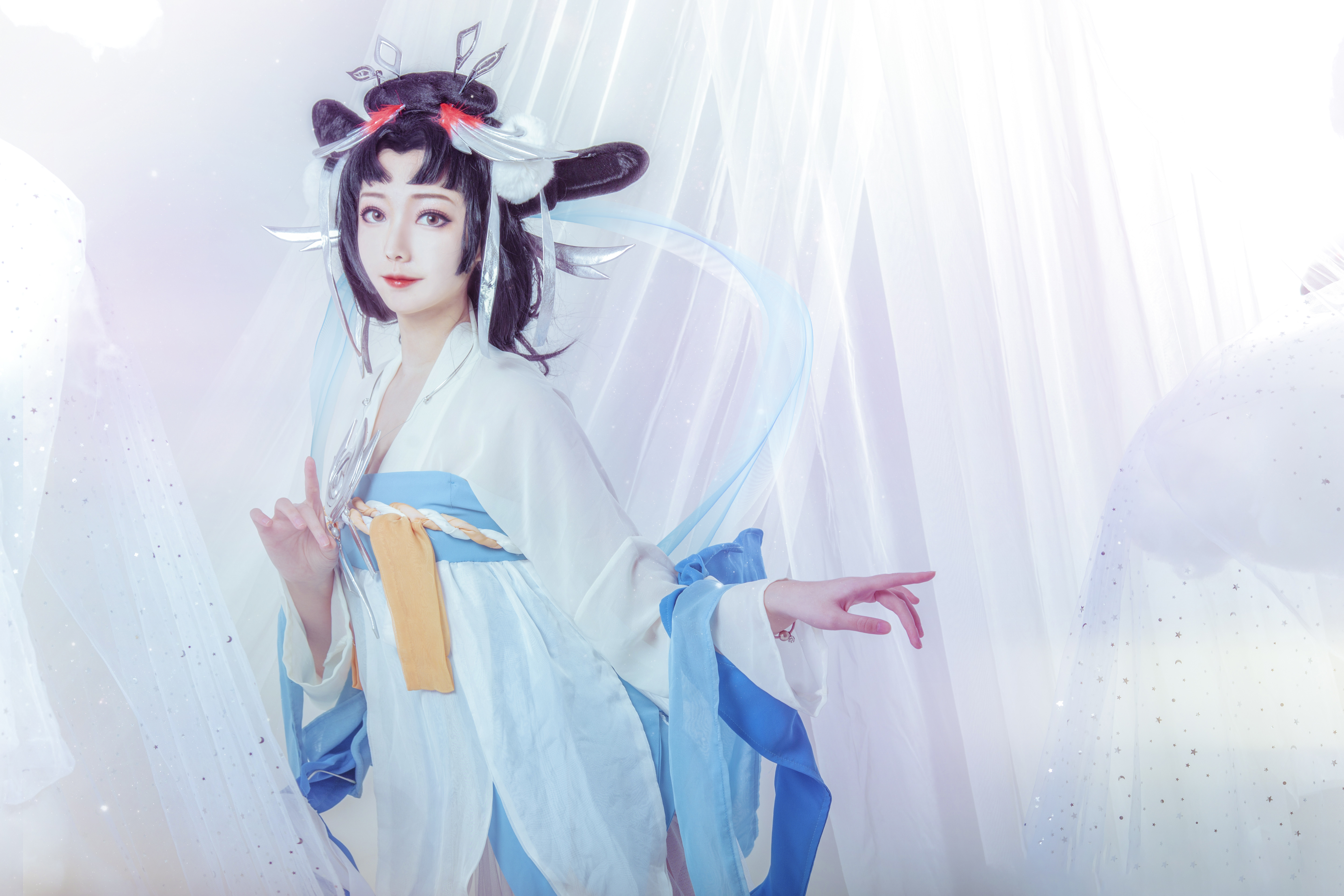 想不到名字的阿八王者荣耀嫦娥如梦令Cosplay6