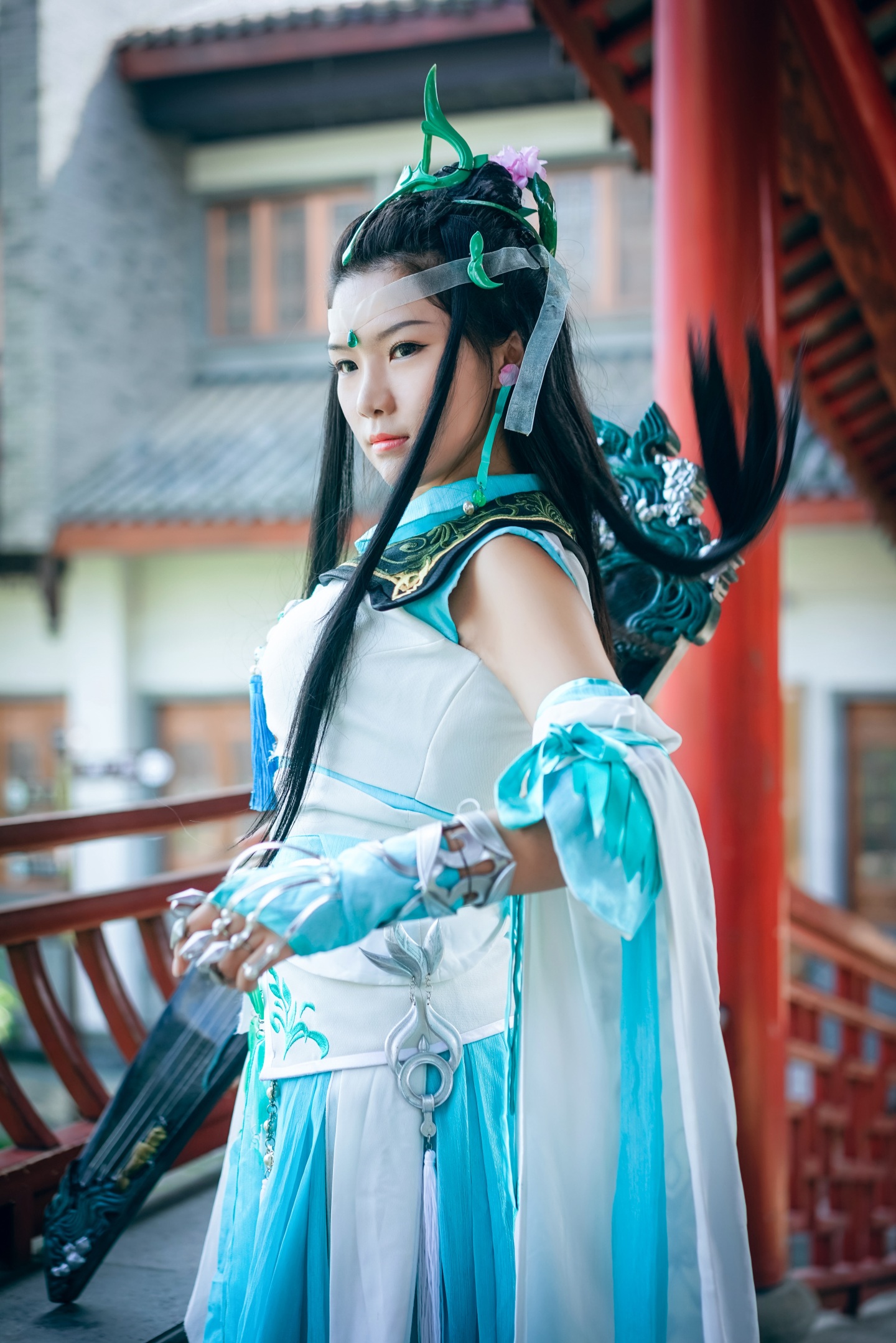 月潋寒殇剑网三长歌门琴娘cosplay1