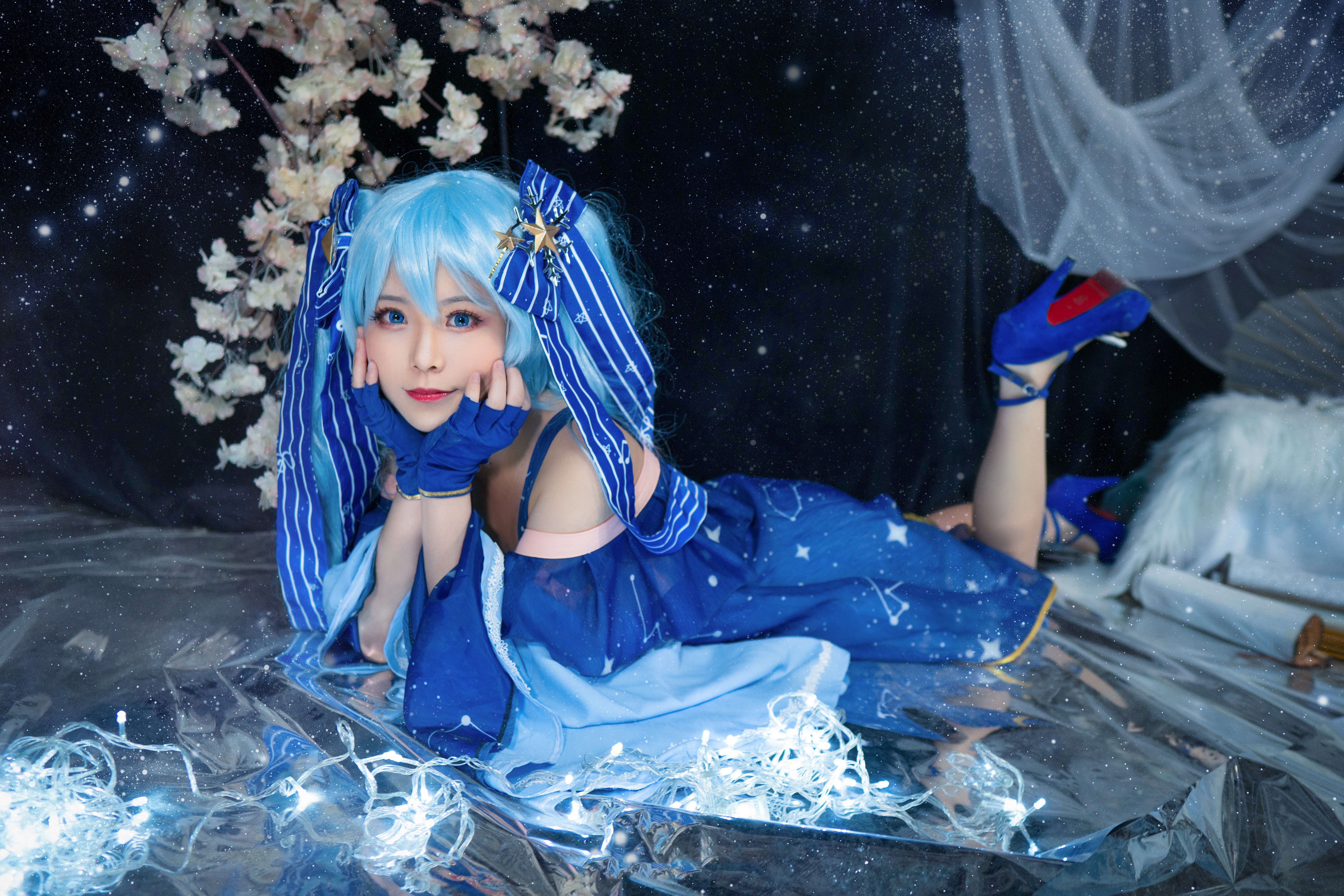 洛城雪Yuki雪初音CosPlay9