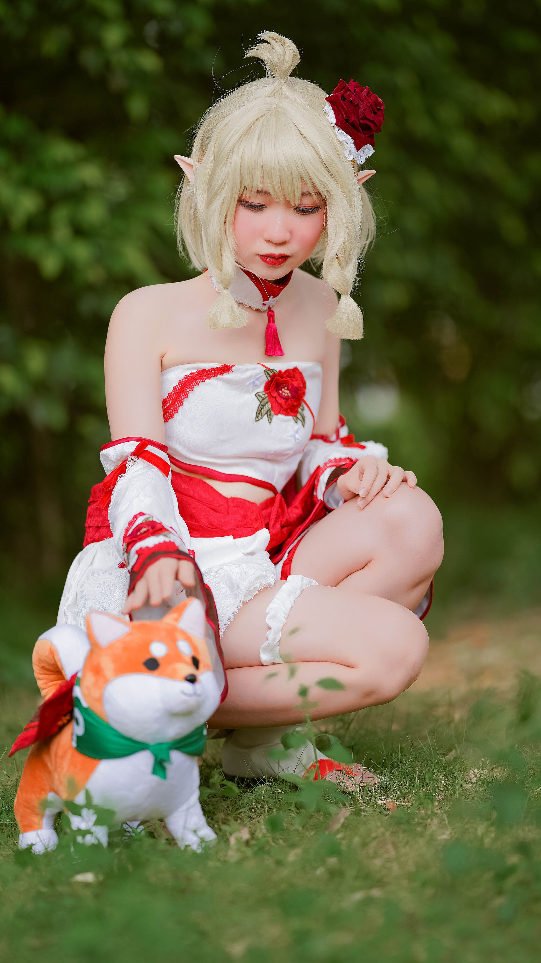 无风霖鹿最终幻想14肥肥cosplay4