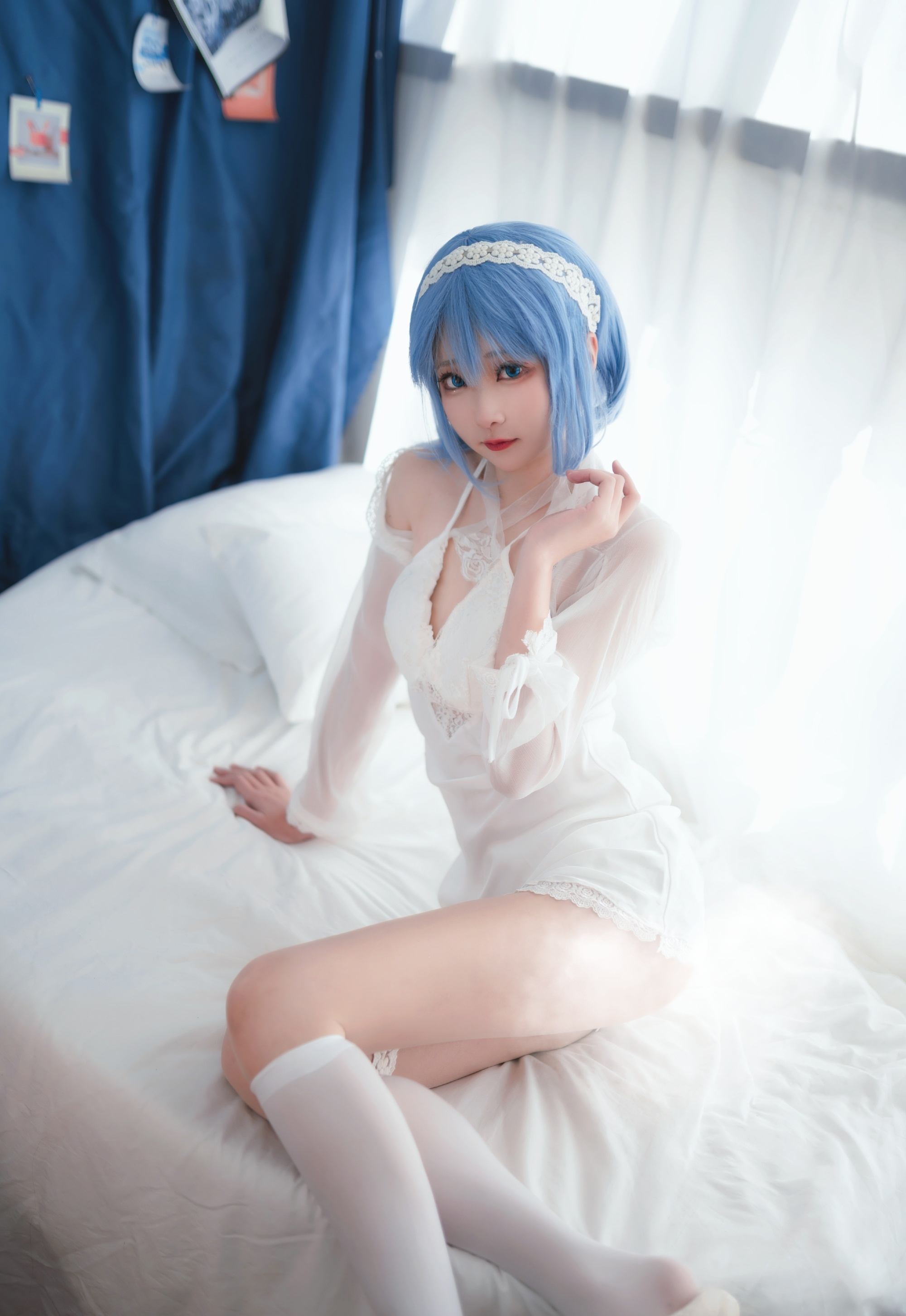 艾瑞碧蓝航线恰巴耶夫白骑兵的假日cosplay2