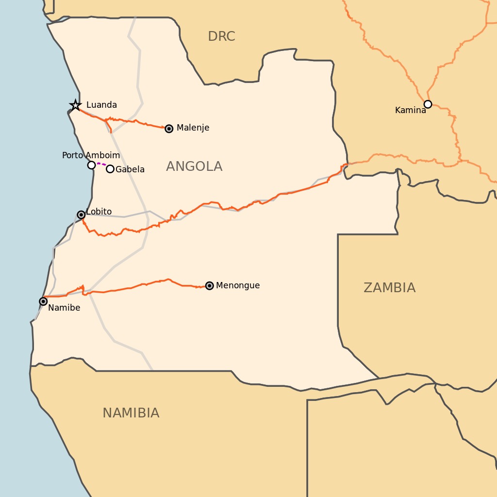 安哥拉铁路网