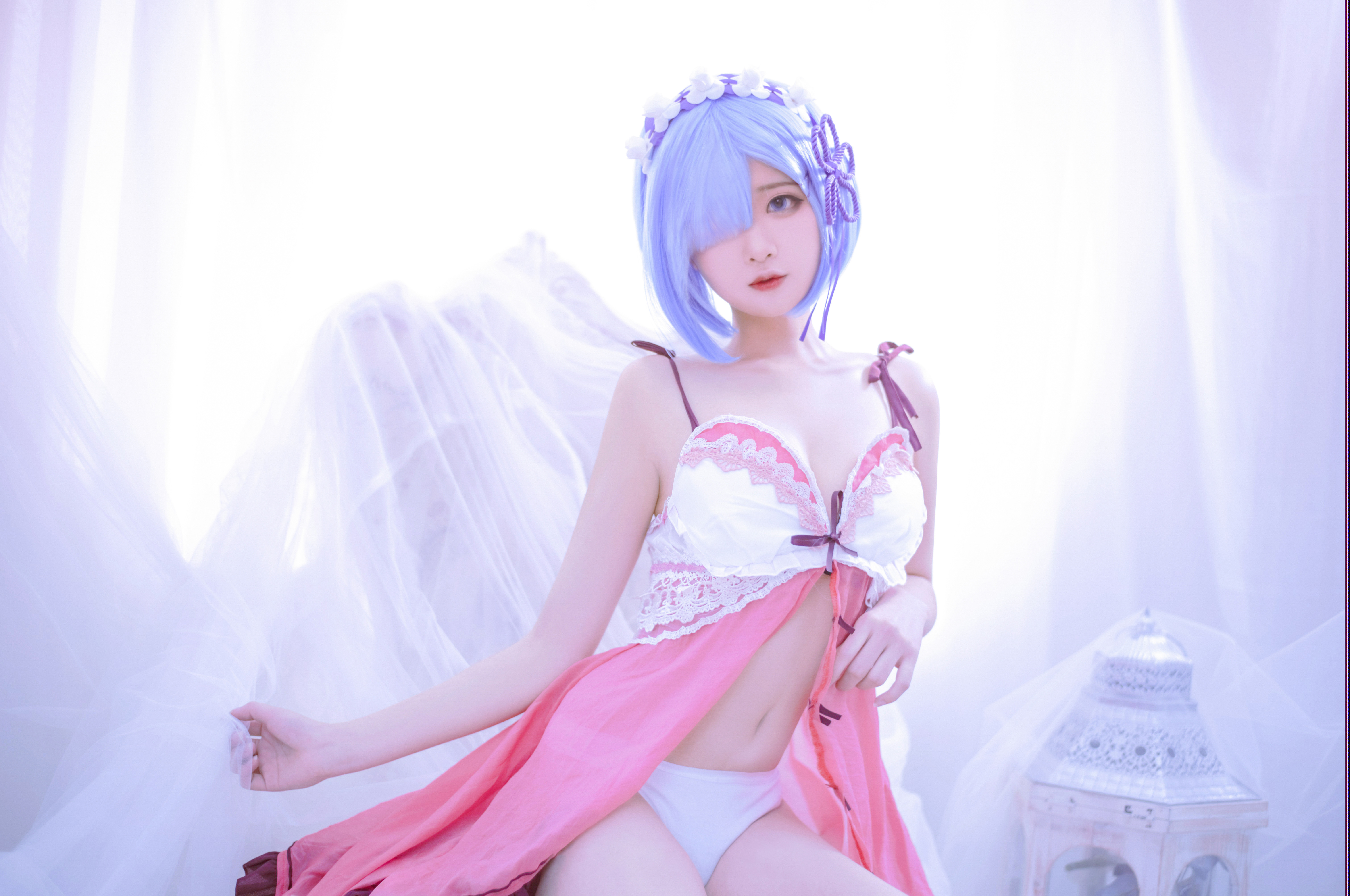 小奶糕Milky从零开始的异世界生活蕾姆睡衣cosplay4