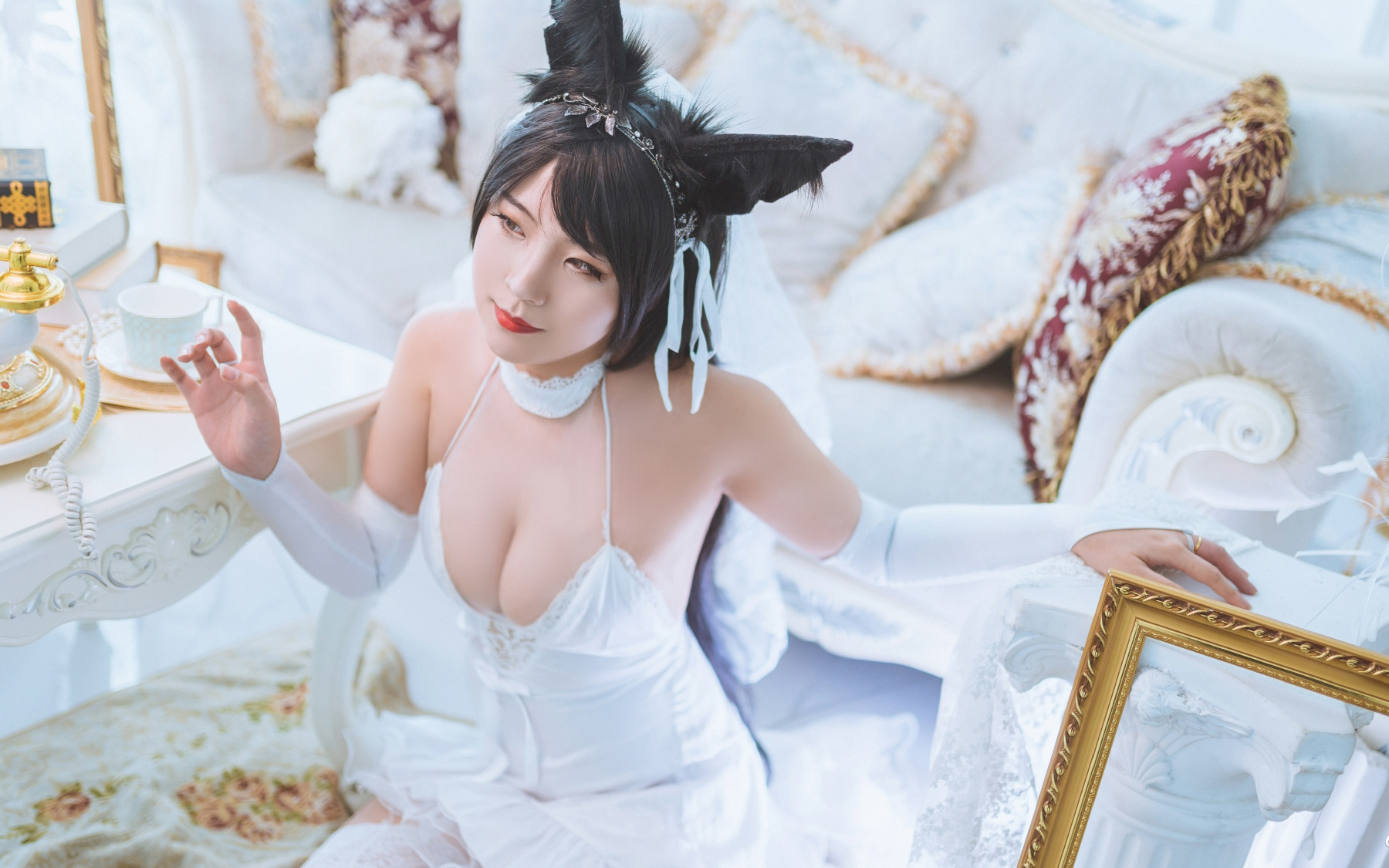 丸丸幽爱宕婚纱cosplay5