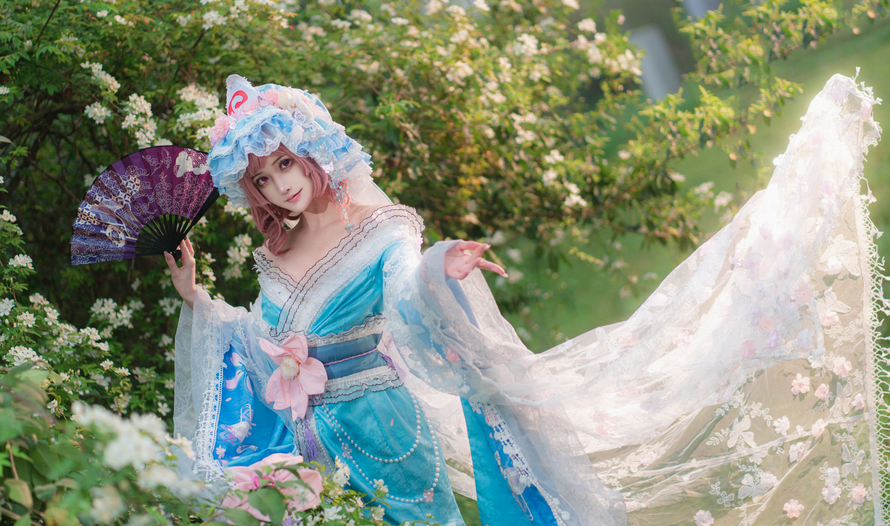 露兒大魔王西行寺幽幽子cosplay4