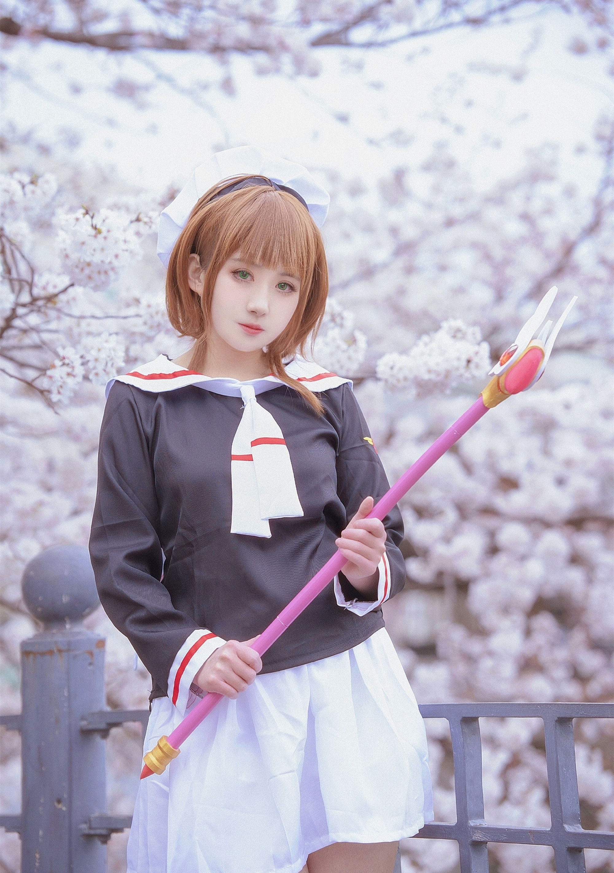 溯兮-sukki魔卡少女樱木之本樱木之本桜cosplay4