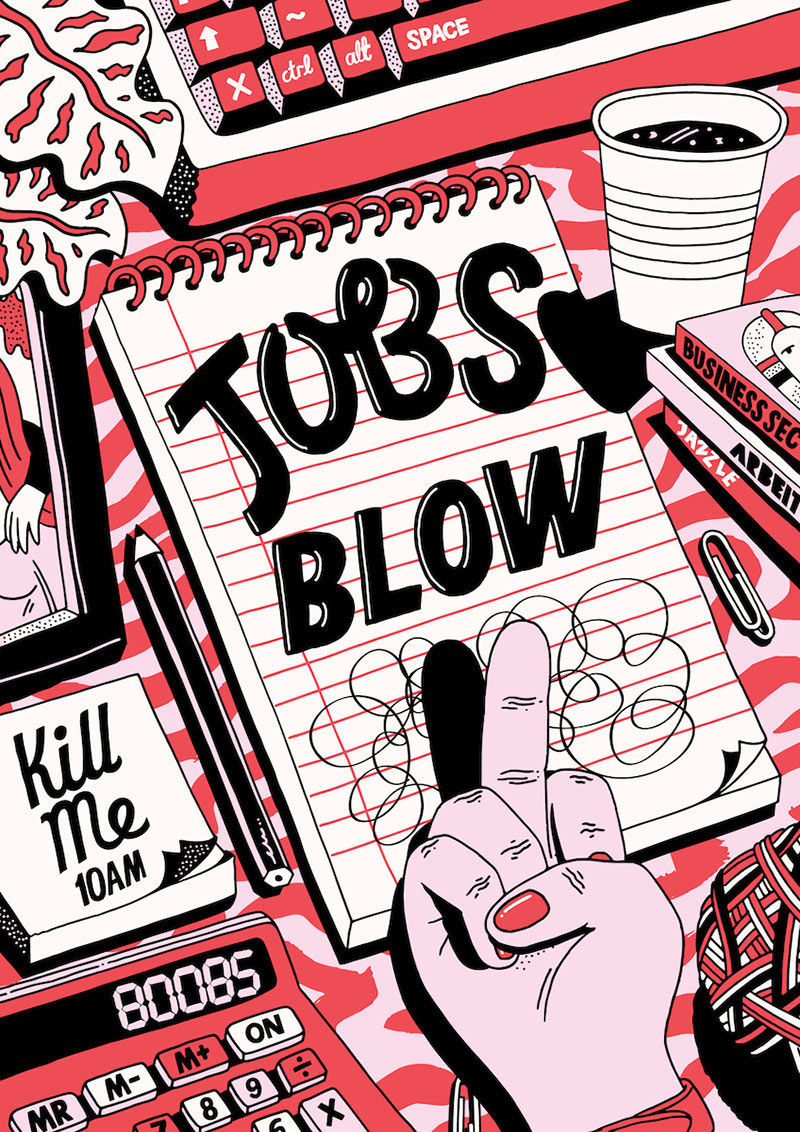 个性插画20款kateprior趣味