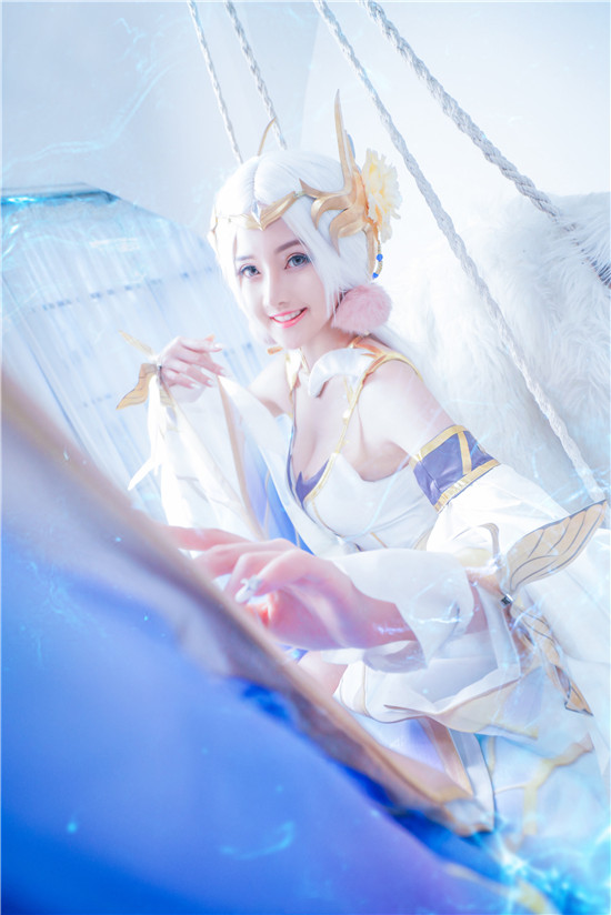 露兒大魔王王者荣耀貂蝉金色仲夏夜Cosplay9