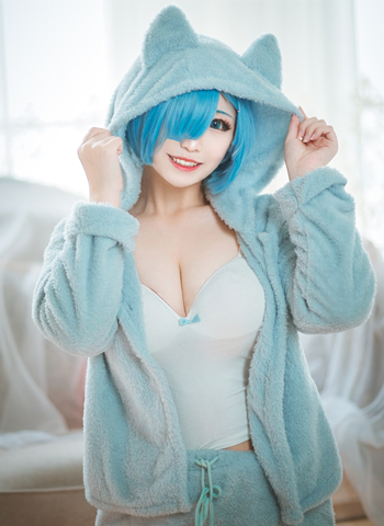 米九dakyo蕾姆猫耳睡衣Cosplay