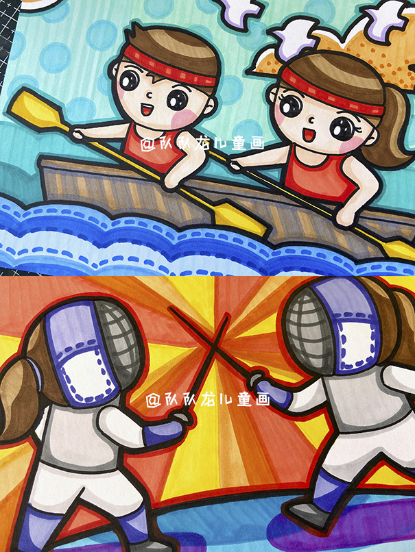 队队龙儿童画 _ 哔哩哔哩相簿