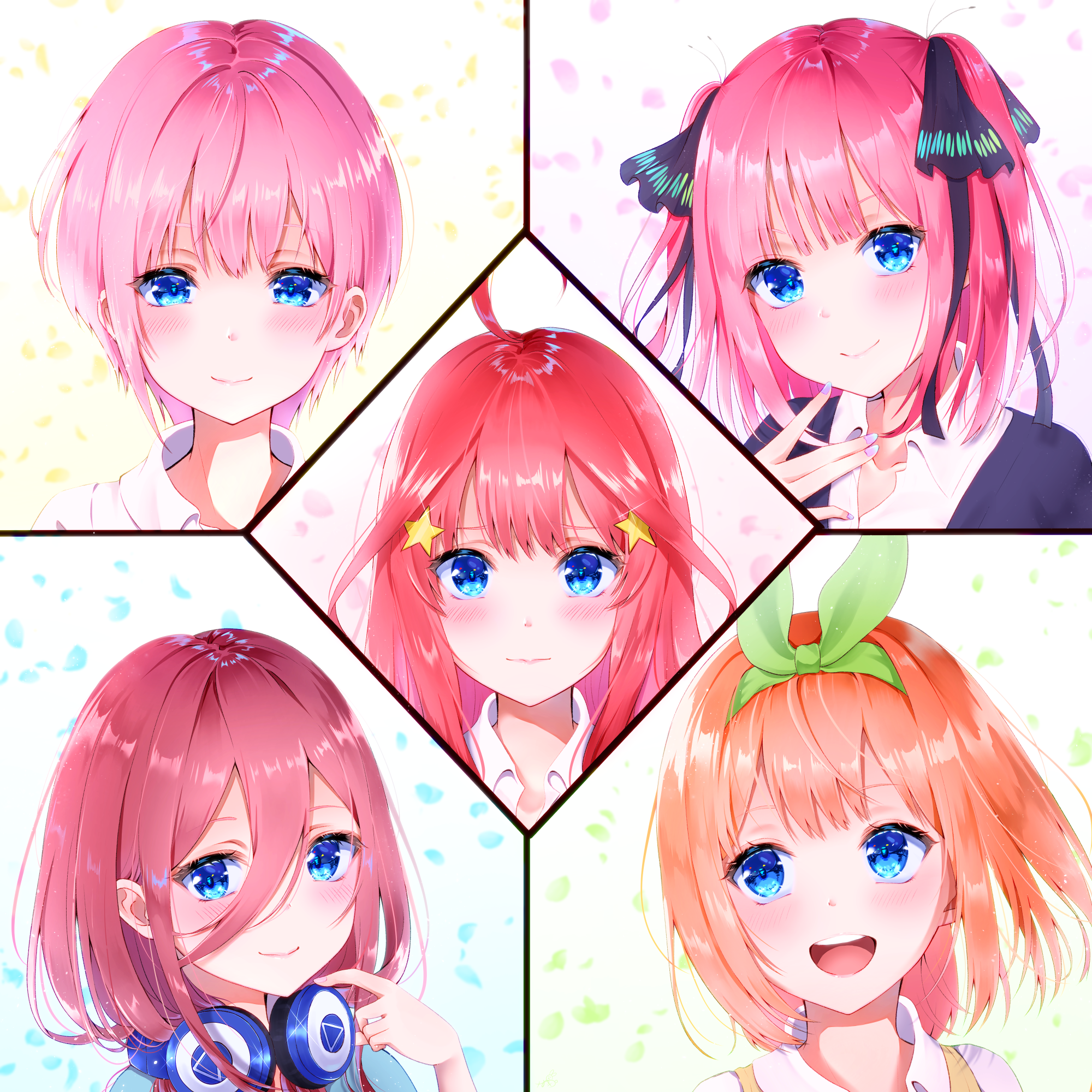 5月5日是五等分的花嫁里五姐妹的生日 #无尽萌动# #动漫壁纸# #动漫美