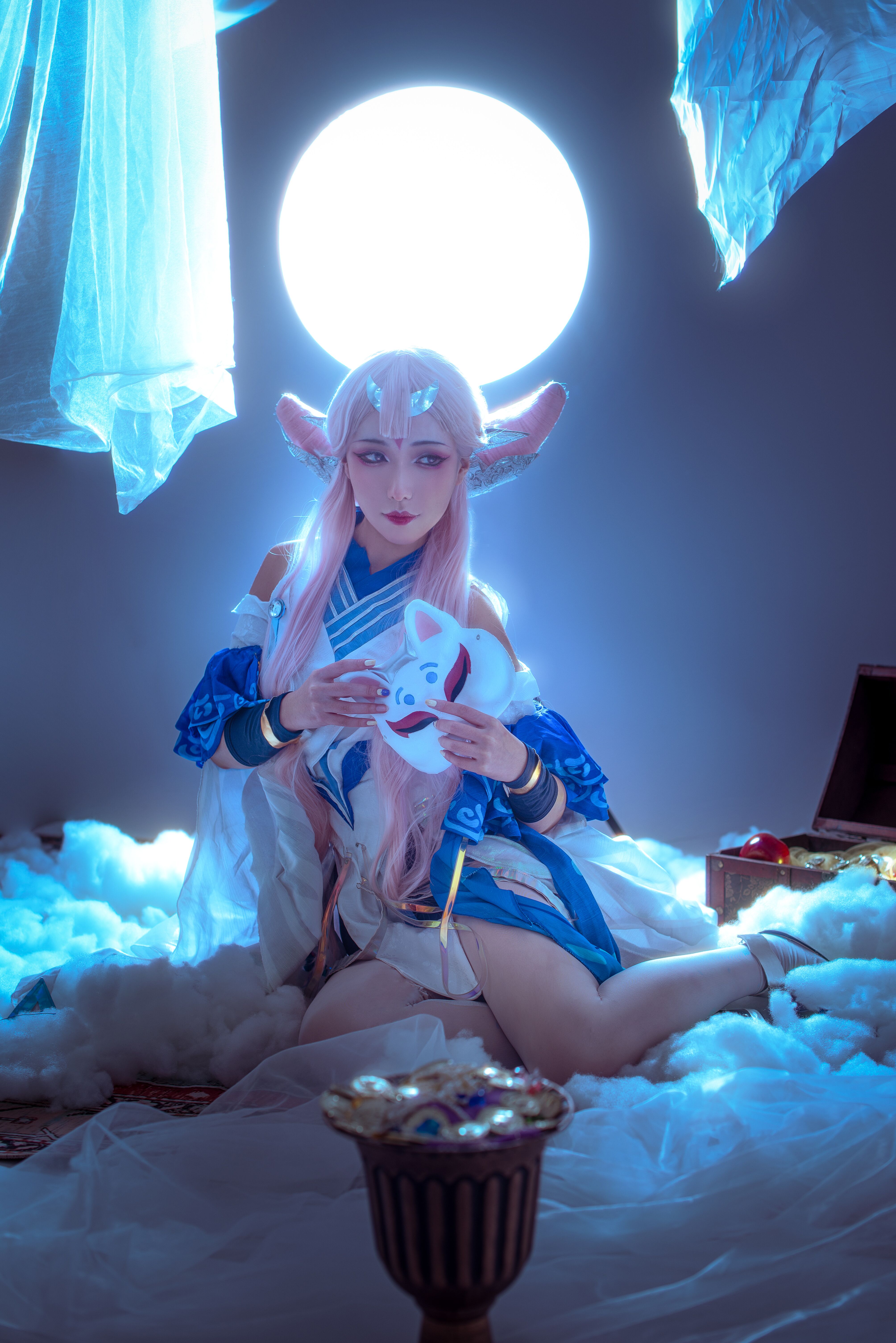 迷惑姬王者荣耀貂蝉猫影幻舞cosplay6