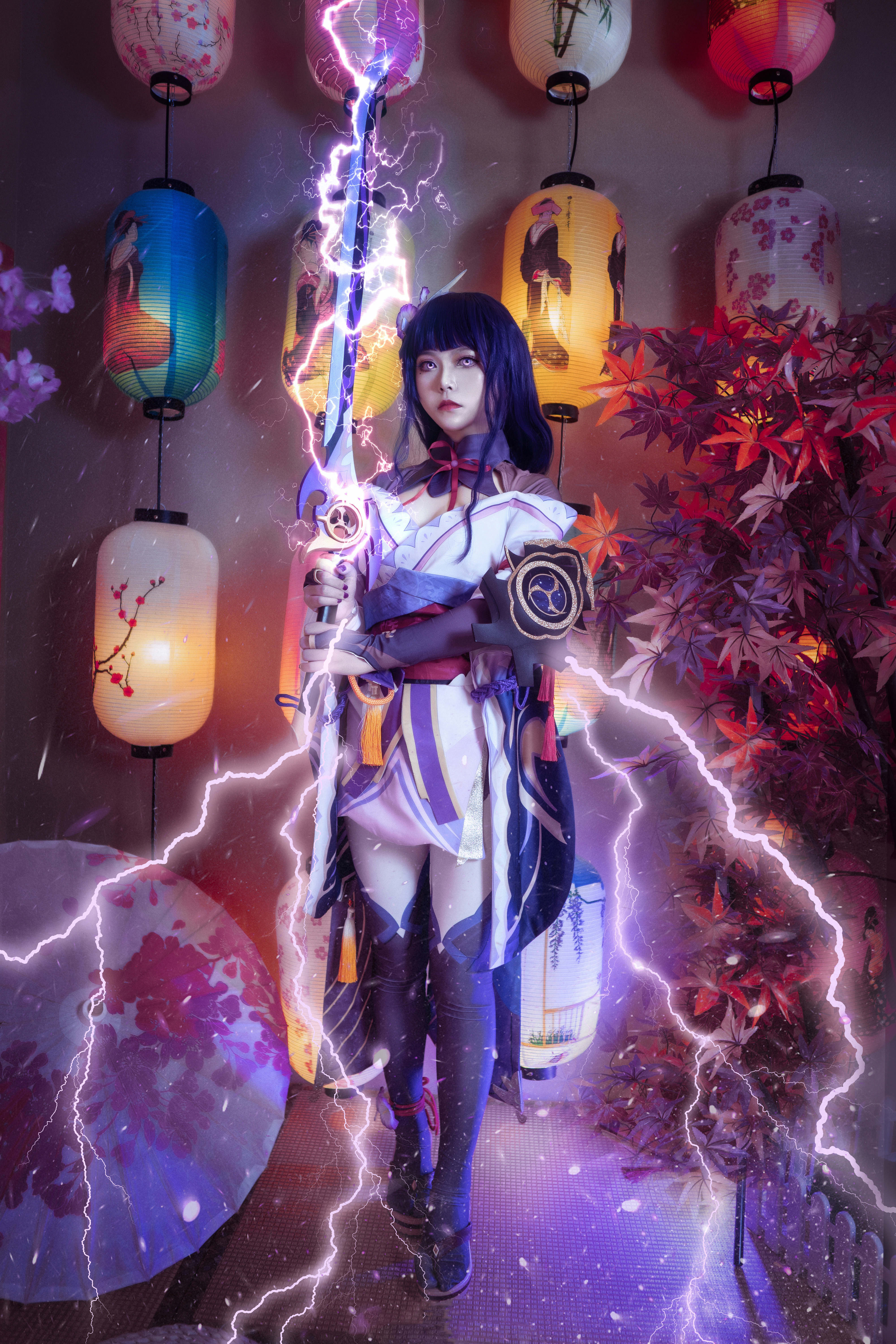 洛城雪Yuki原神雷电将军cosplay3