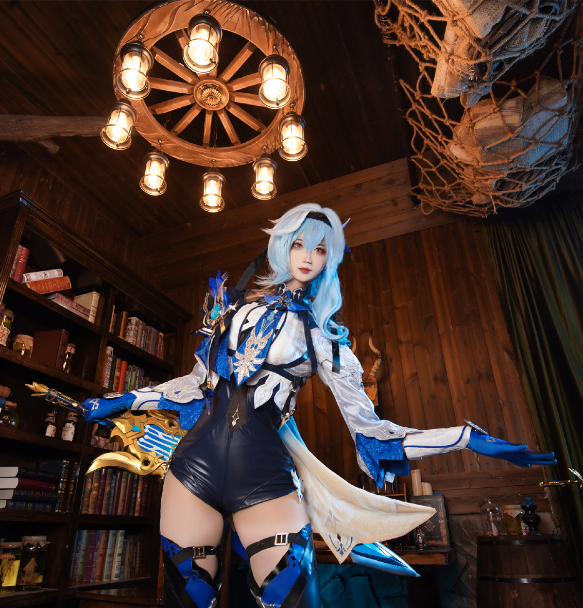 不知道叫什么的咸鱼y浪花骑士优菈劳伦斯CosPlay6