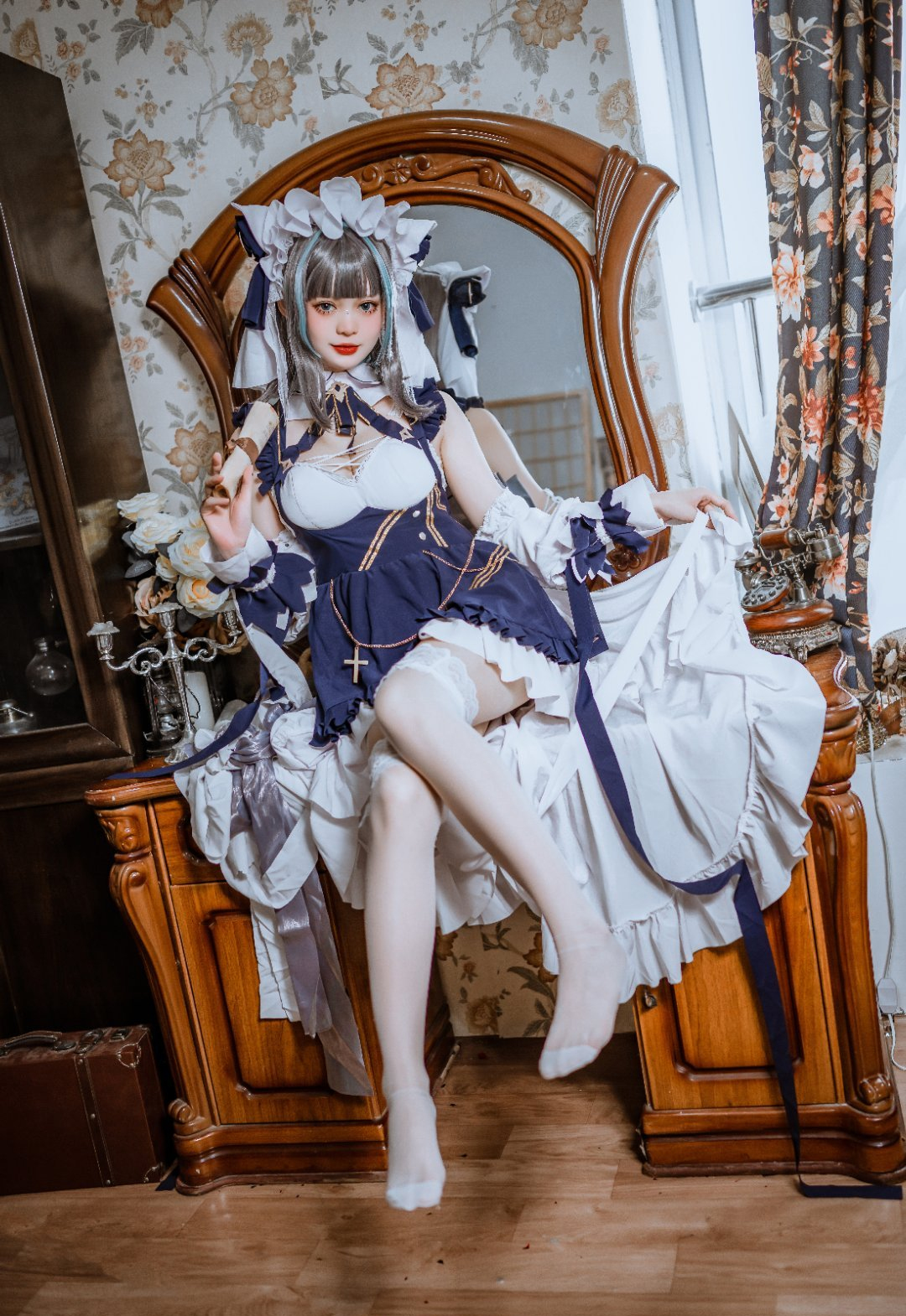 静缘缘缘缘碧蓝航线柴郡cosplay4