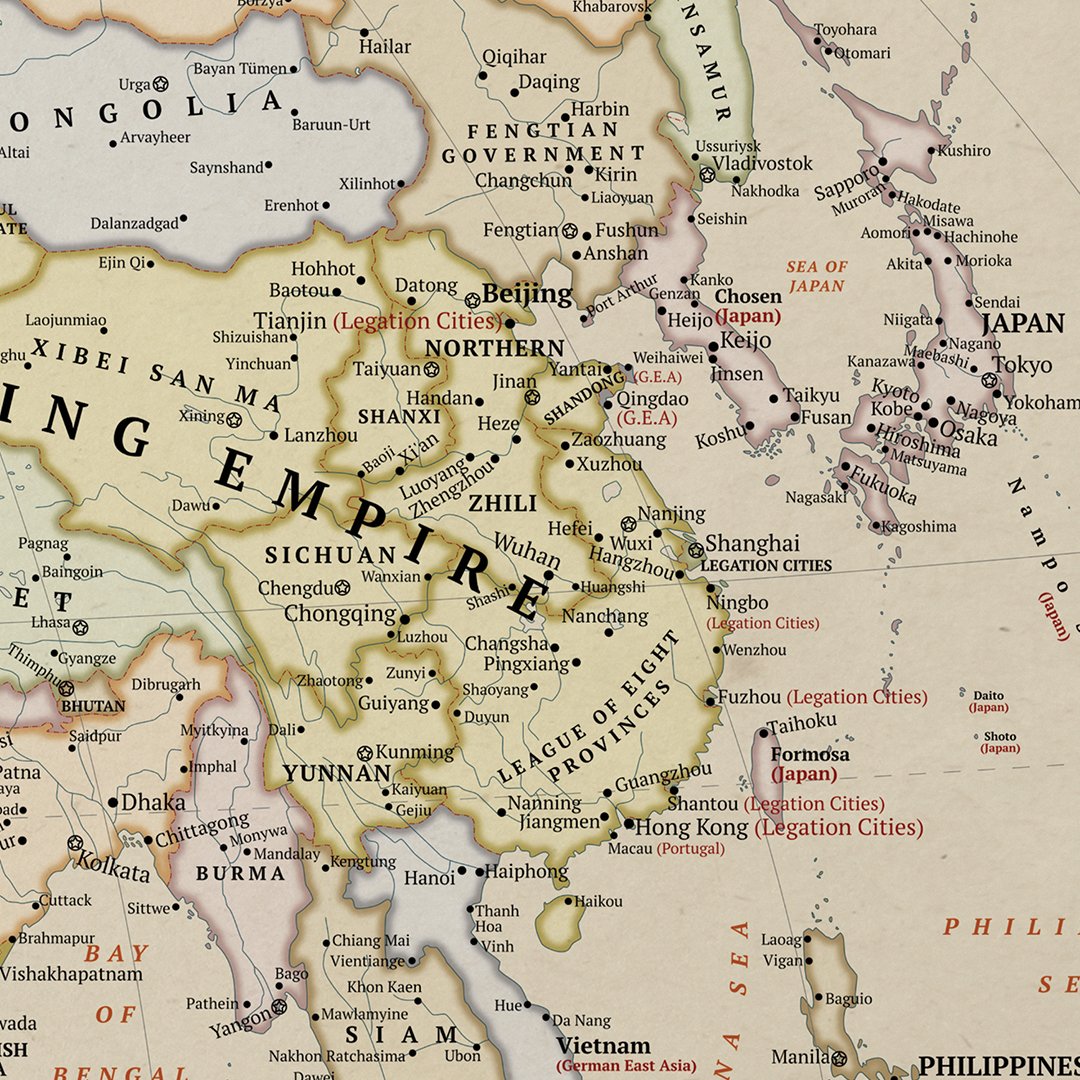 kaiserreich地图图片