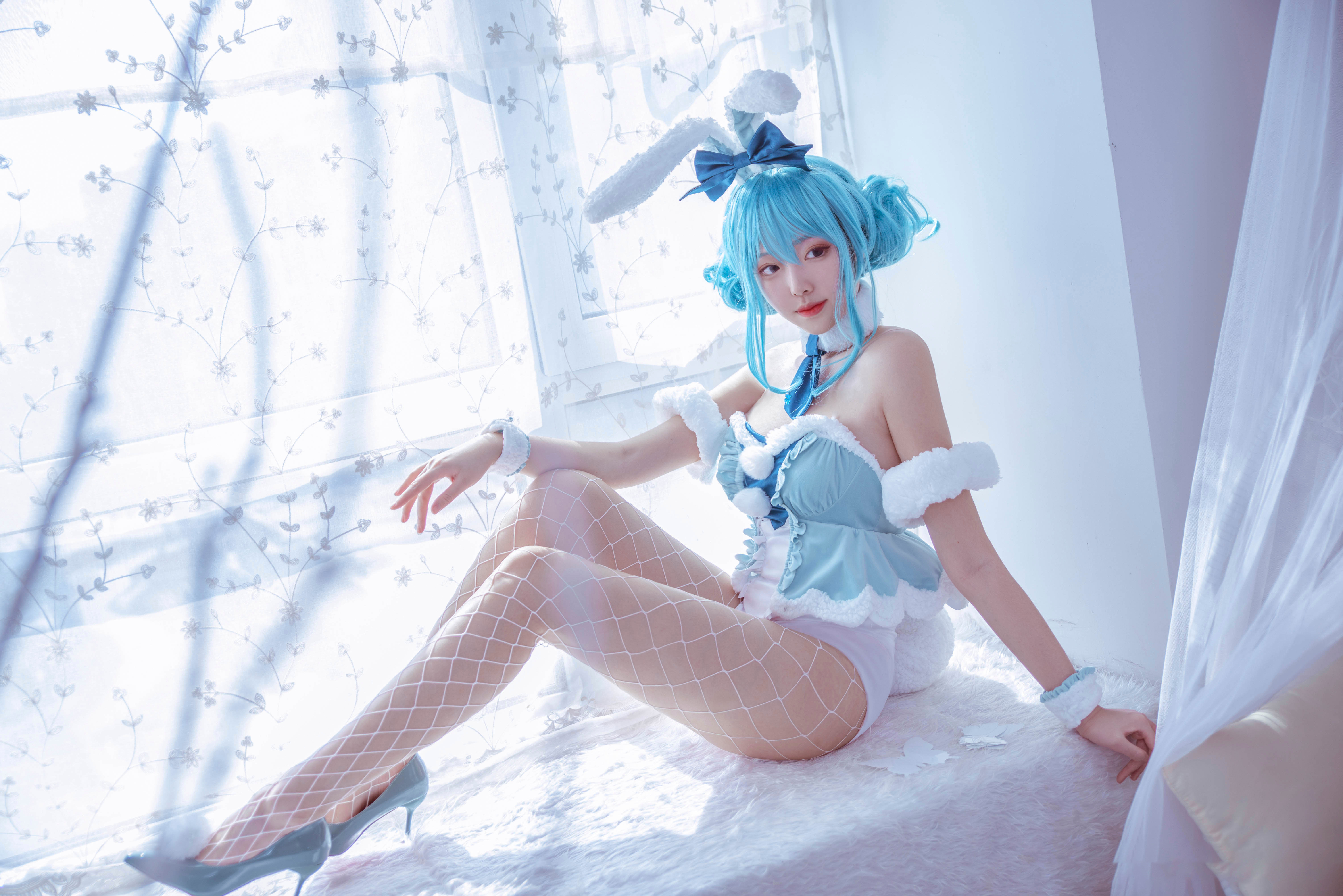 想不到名字的阿八初音兔女郎cosplay4