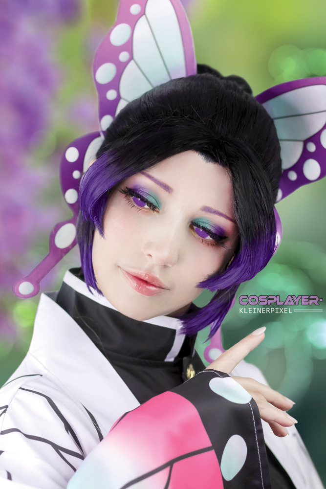 鬼灭之刃 蝴蝶忍 cosplay