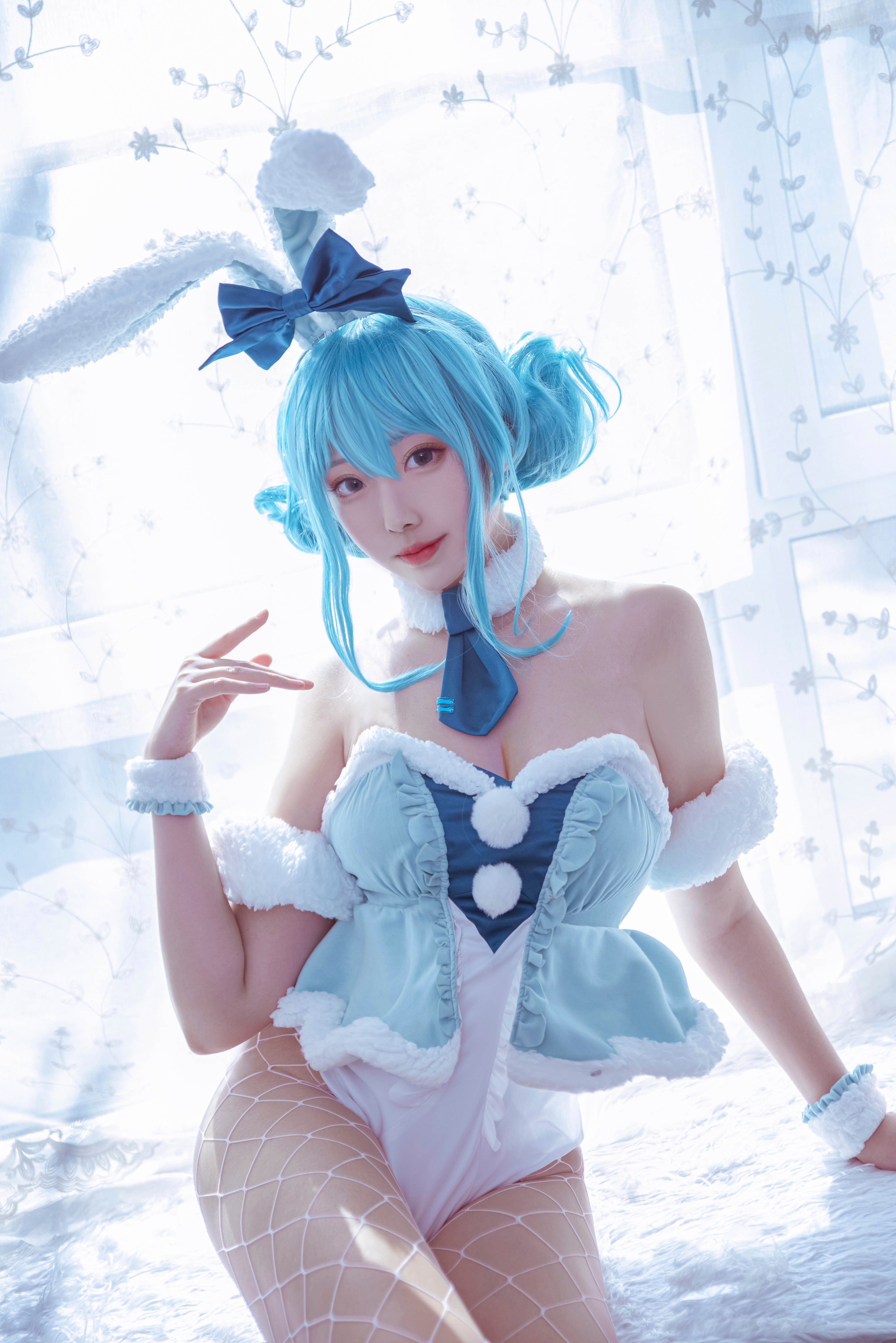 想不到名字的阿八初音兔女郎cosplay6