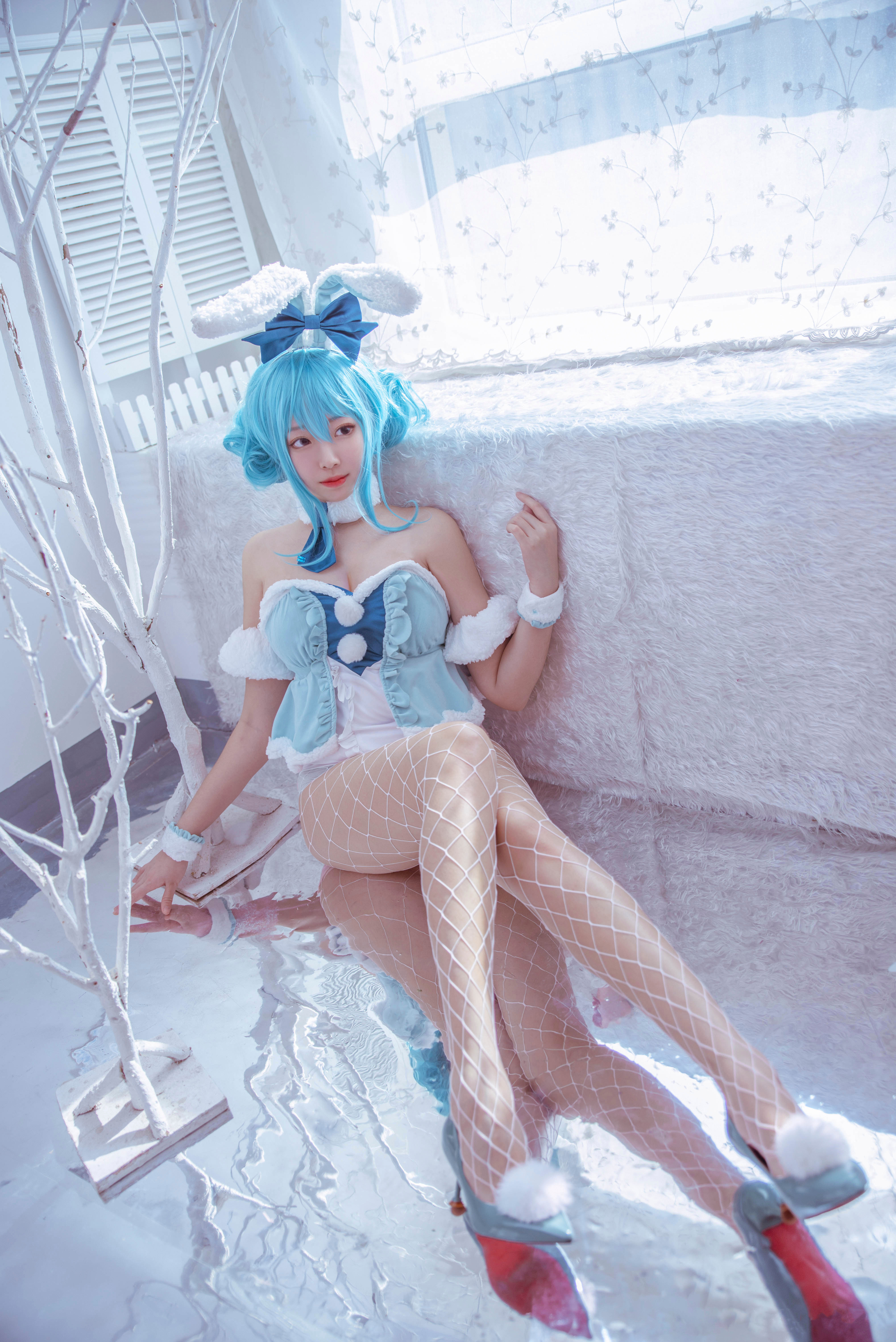 想不到名字的阿八初音兔女郎cosplay5