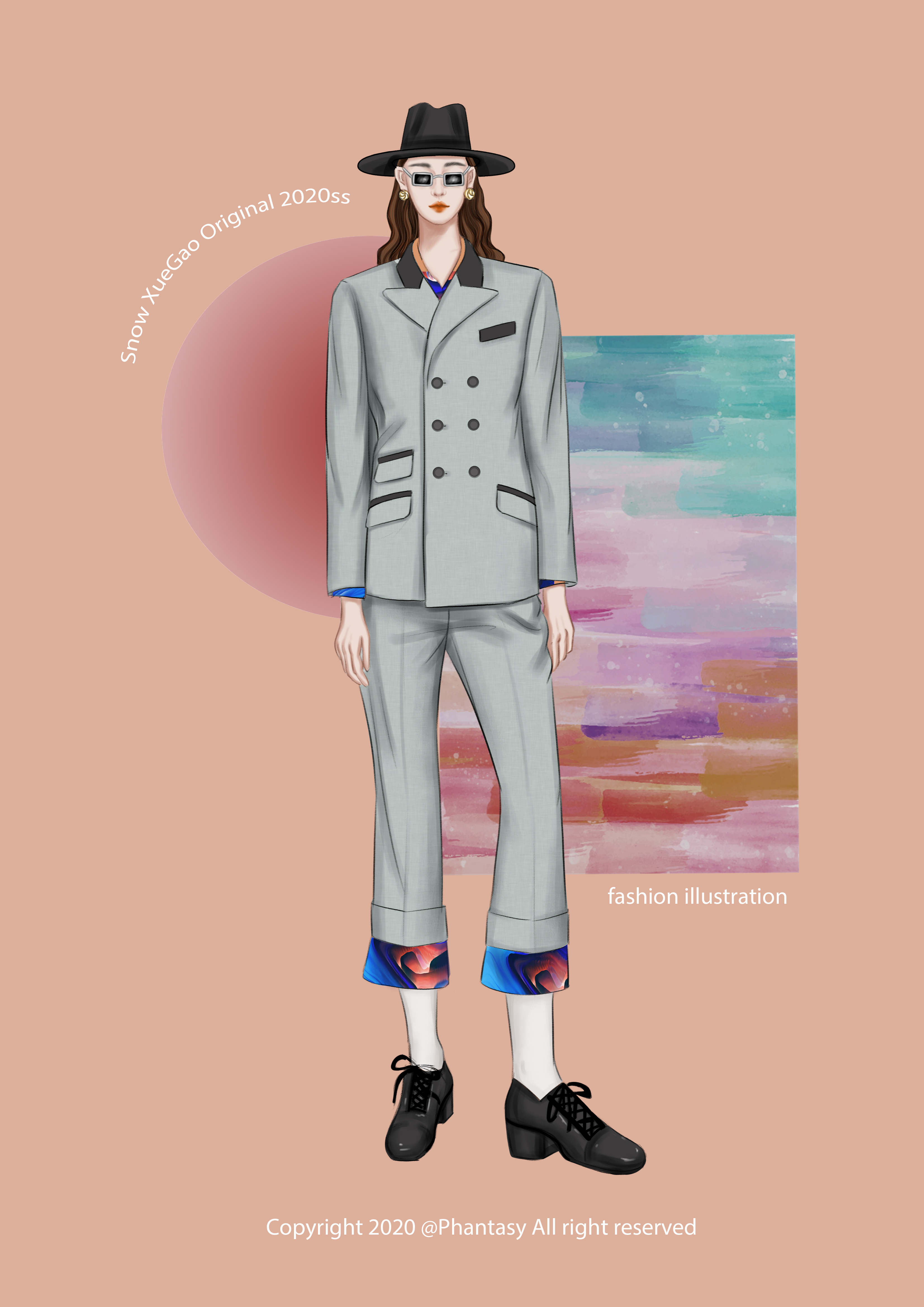 8张服装效果图时尚插画